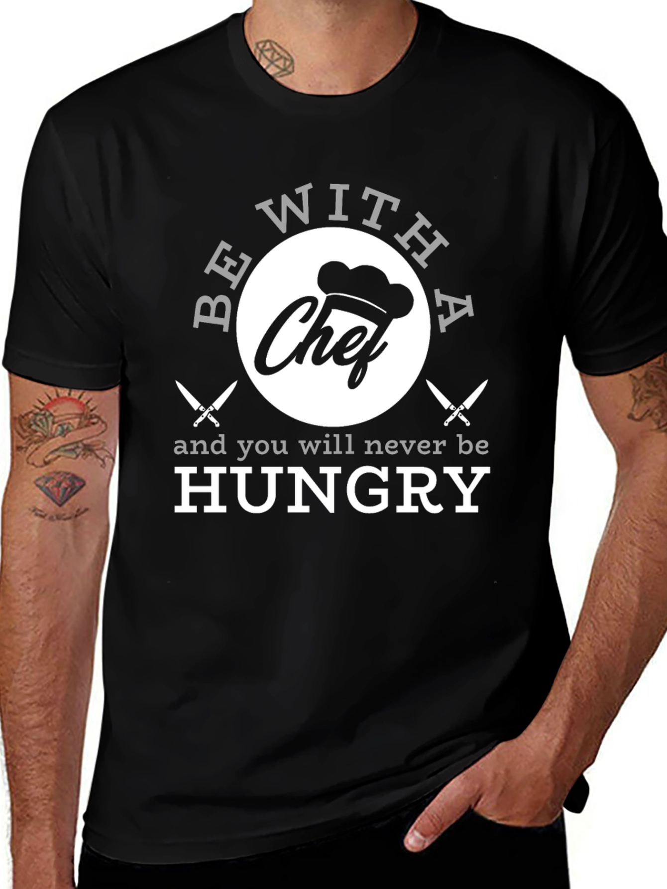 Funny Chef T-Shirt - Be With A Chef!