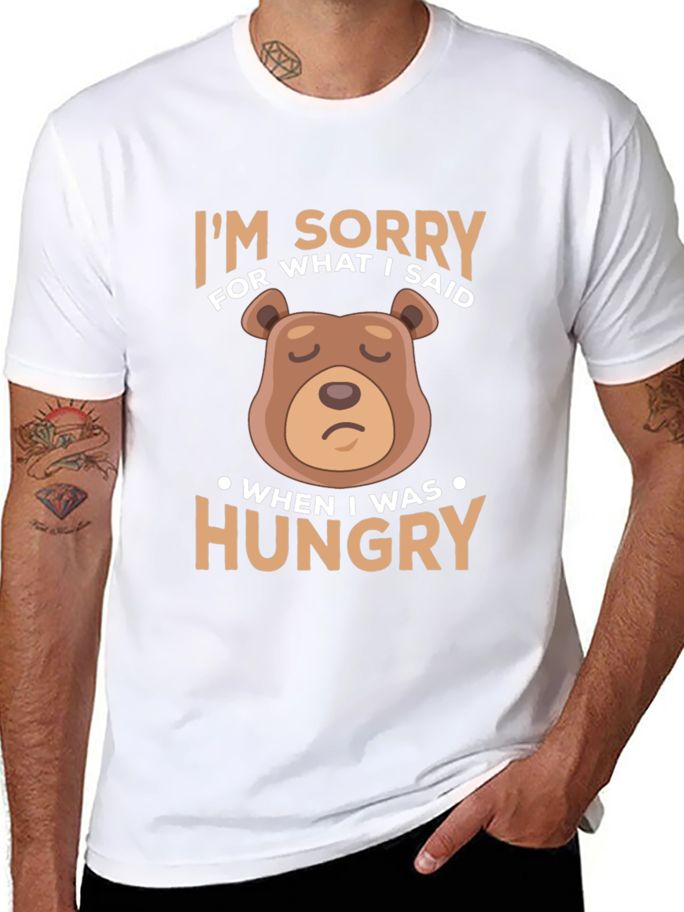Funny Hungry Bear T-Shirt