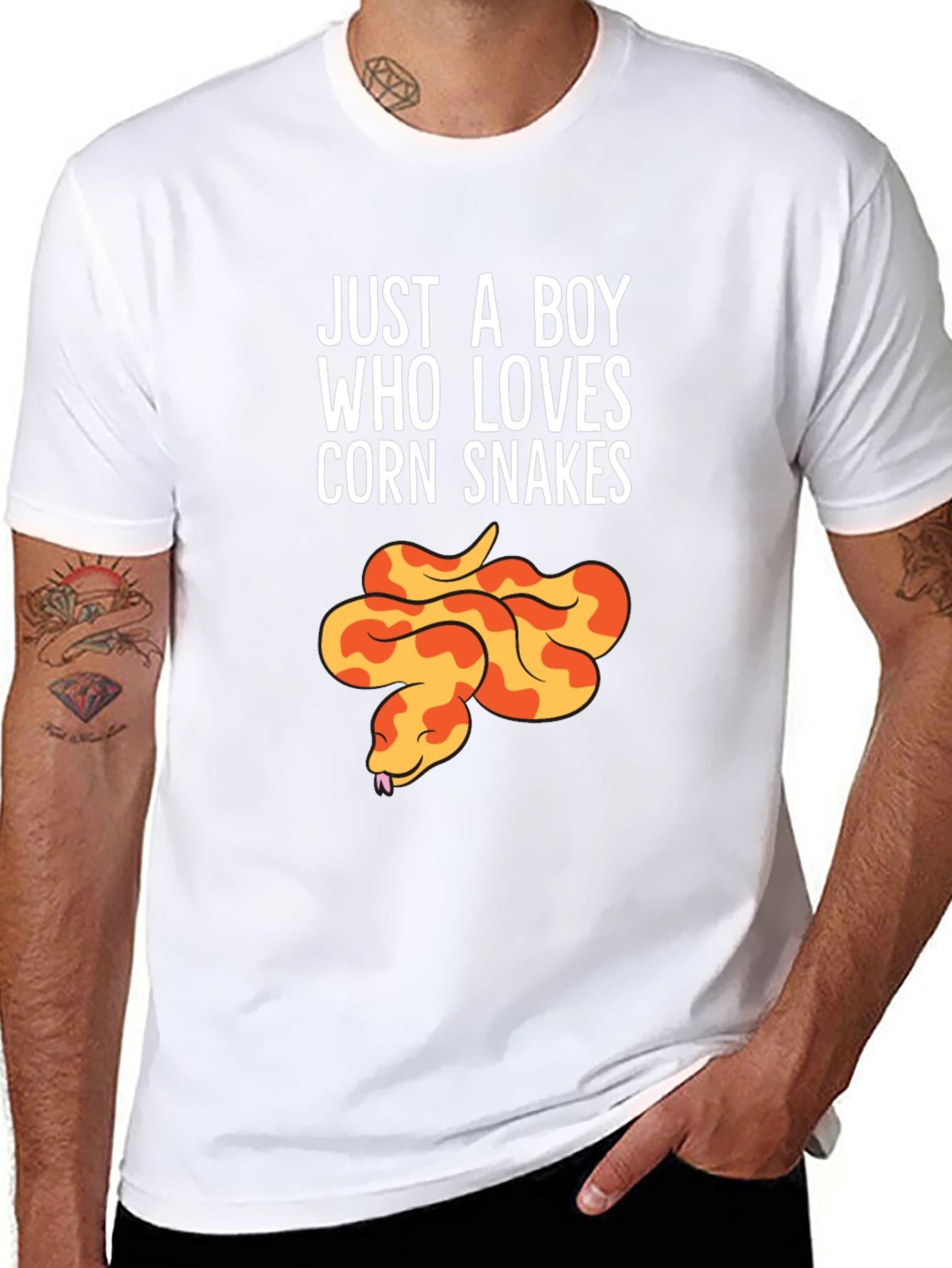 Boy Who Loves Corn Snakes T-Shirt