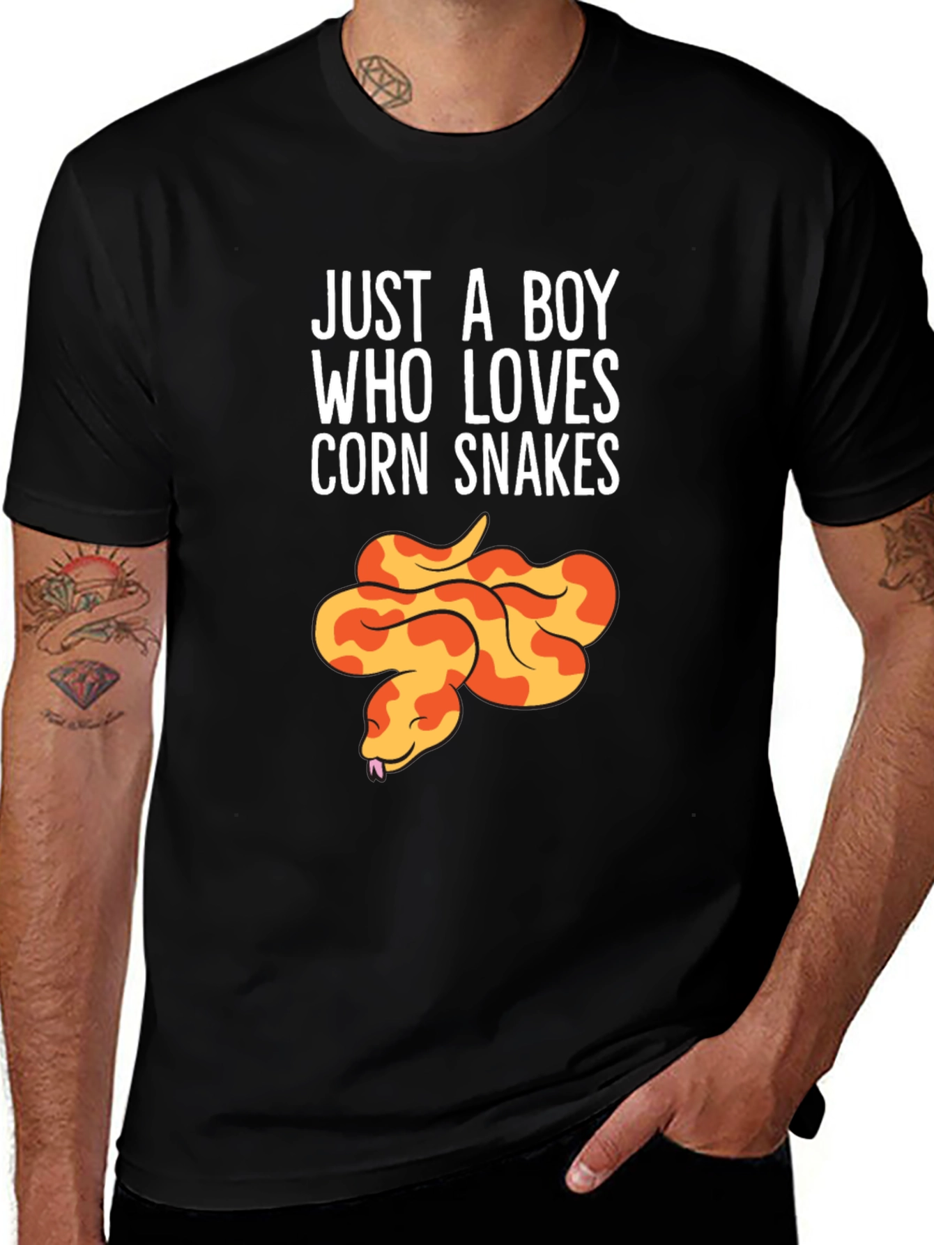Boy Who Loves Corn Snakes T-Shirt