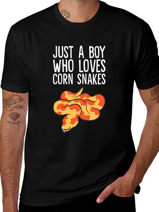 Boy Who Loves Corn Snakes T-Shirt