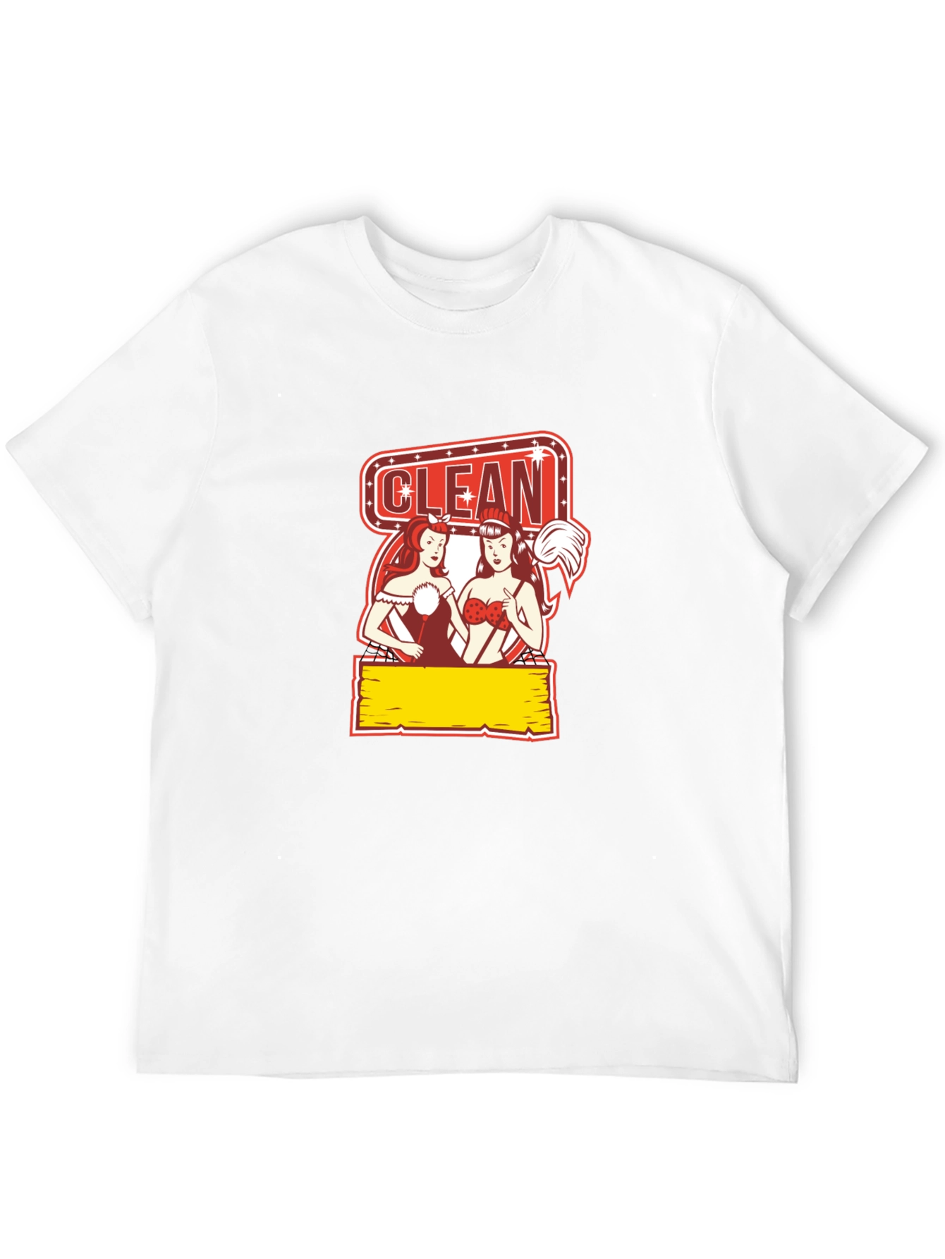 Funny Clean Pin-Up T-Shirt