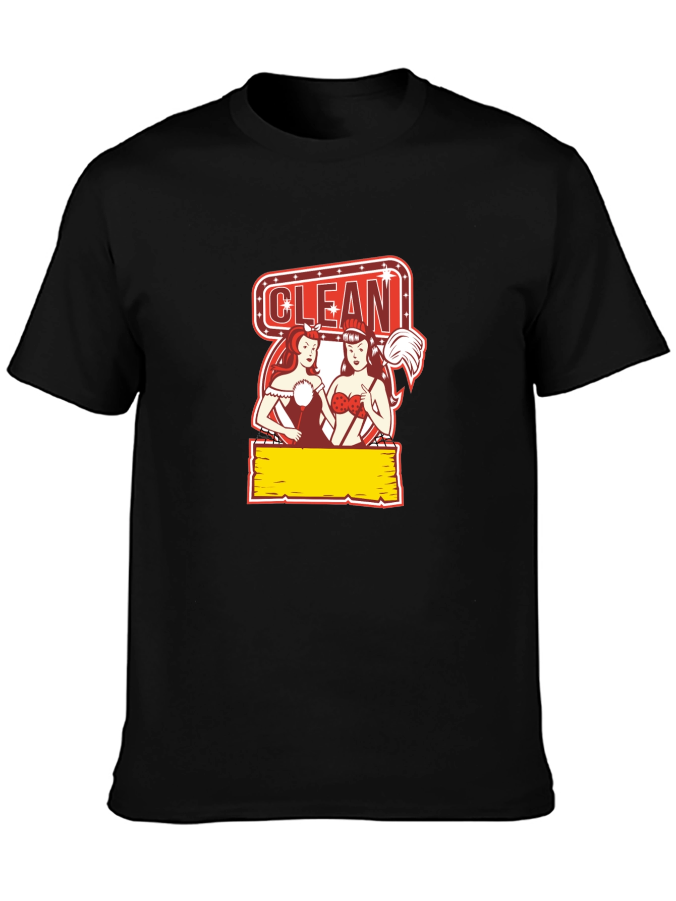 Funny Clean Pin-Up T-Shirt