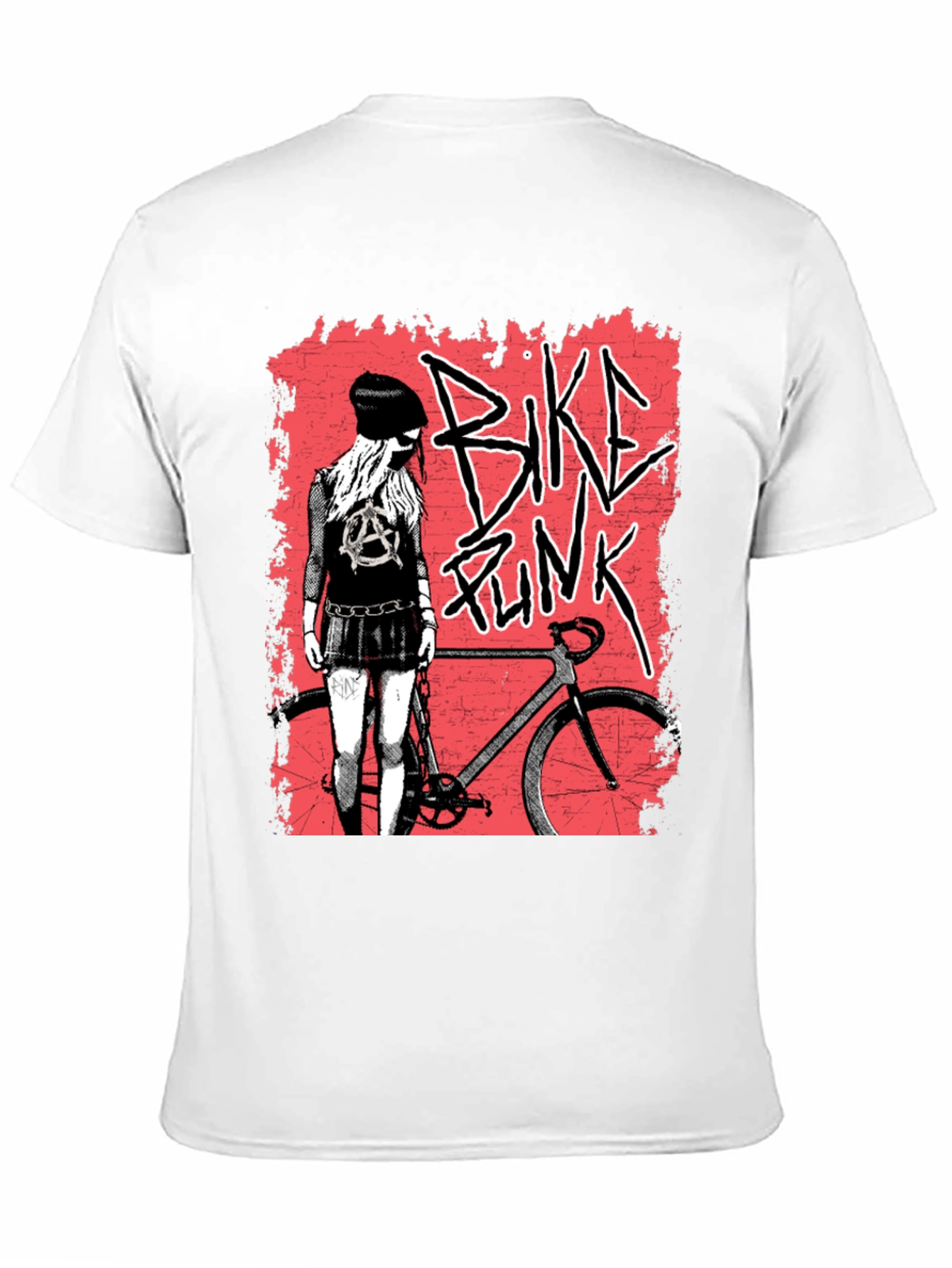 Bike Punk Graphic Tee - Black Unisex Shirt