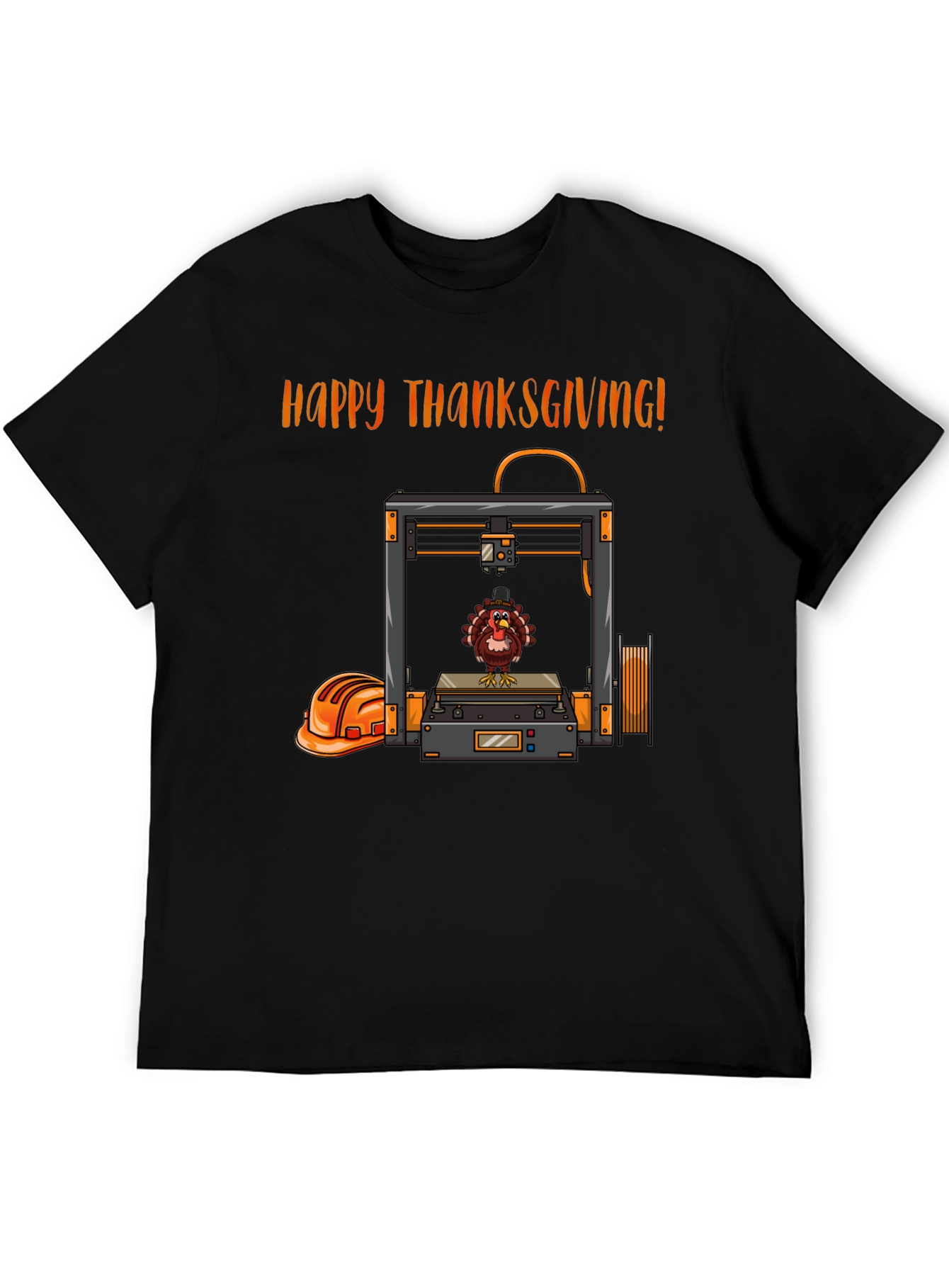 Thanksgiving 3D Printing Turkey T-Shirt