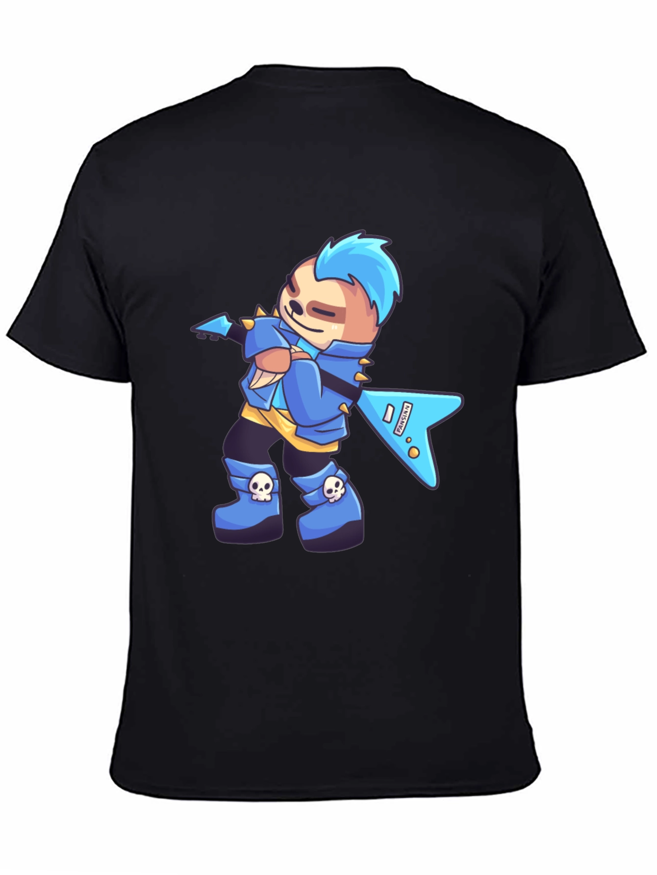 Rockstar Sloth Graphic T-Shirt