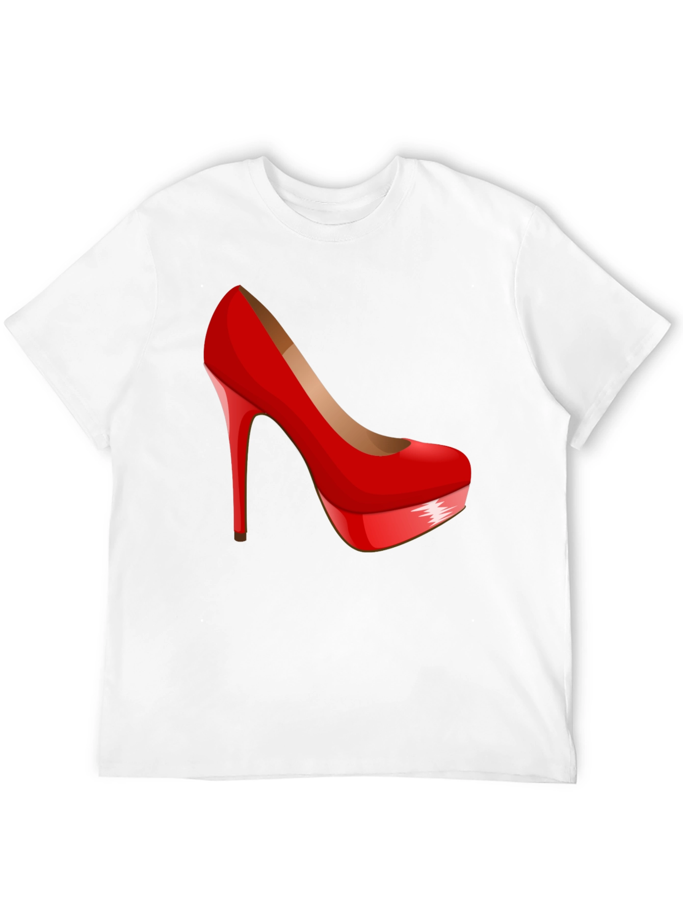 Red High Heel Graphic T-Shirt