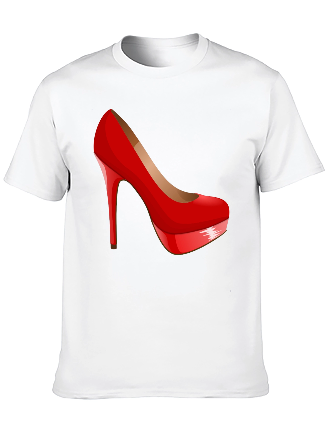 Red High Heel Graphic T-Shirt
