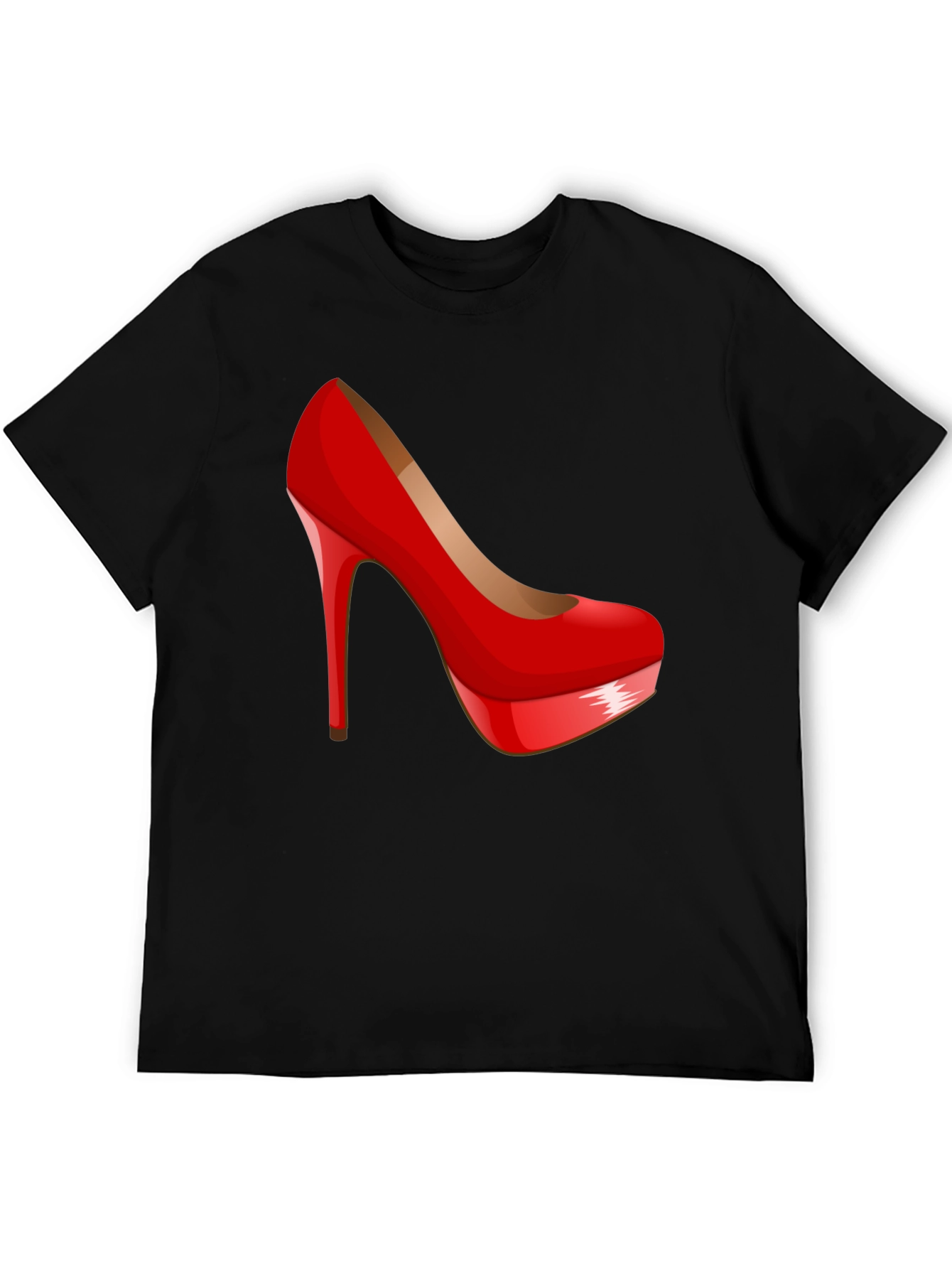 Red High Heel Graphic T-Shirt
