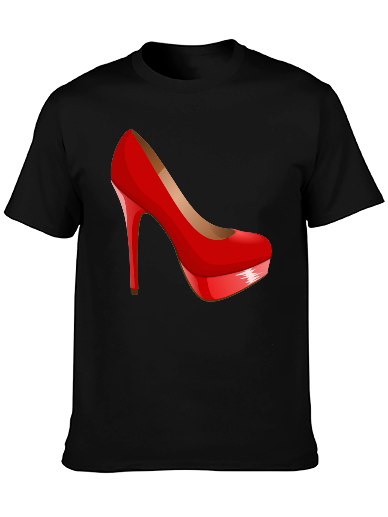Red High Heel Graphic T-Shirt