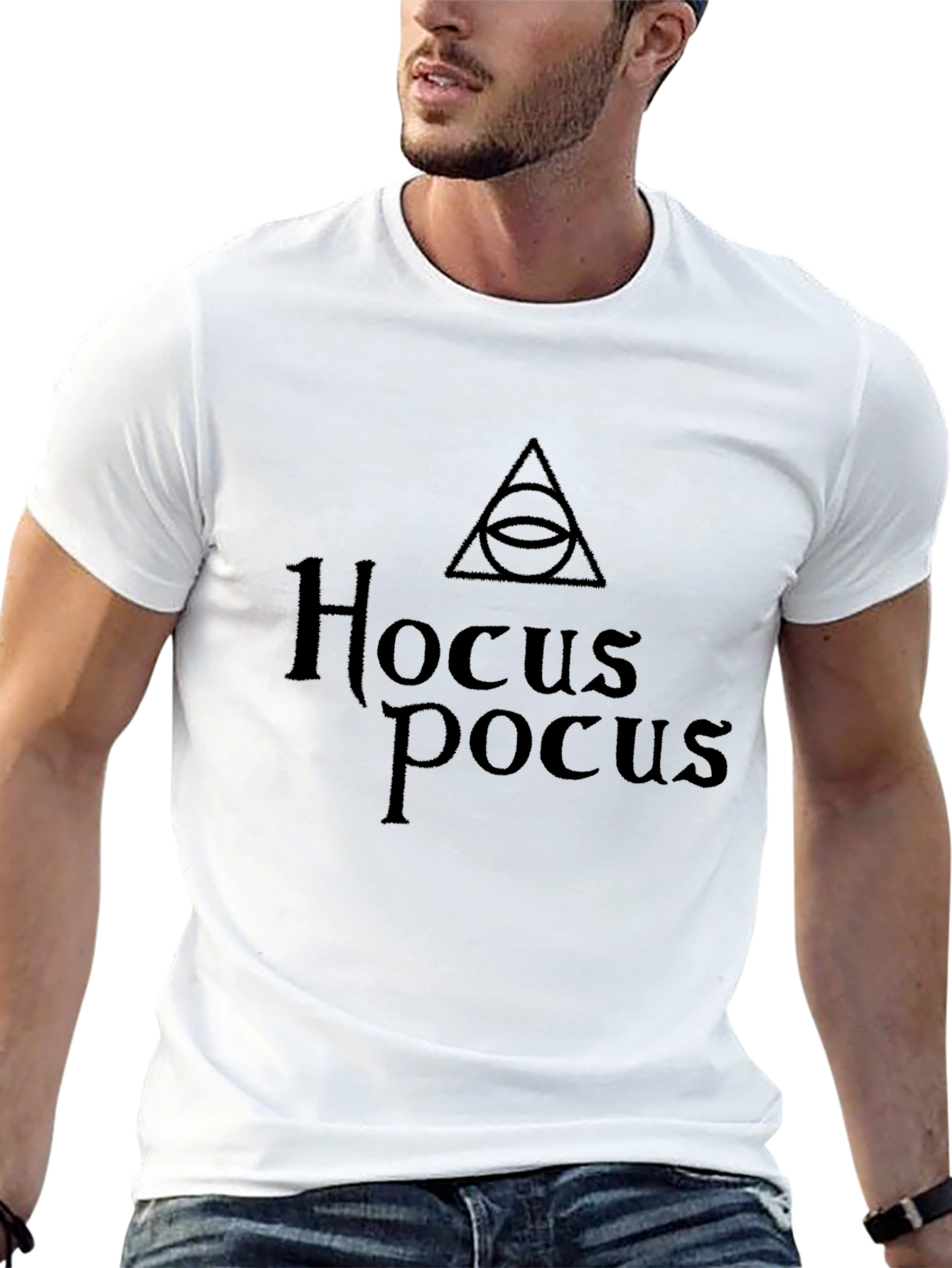 Hocus Pocus Graphic Tee - Witchcraft Symbol Shirt