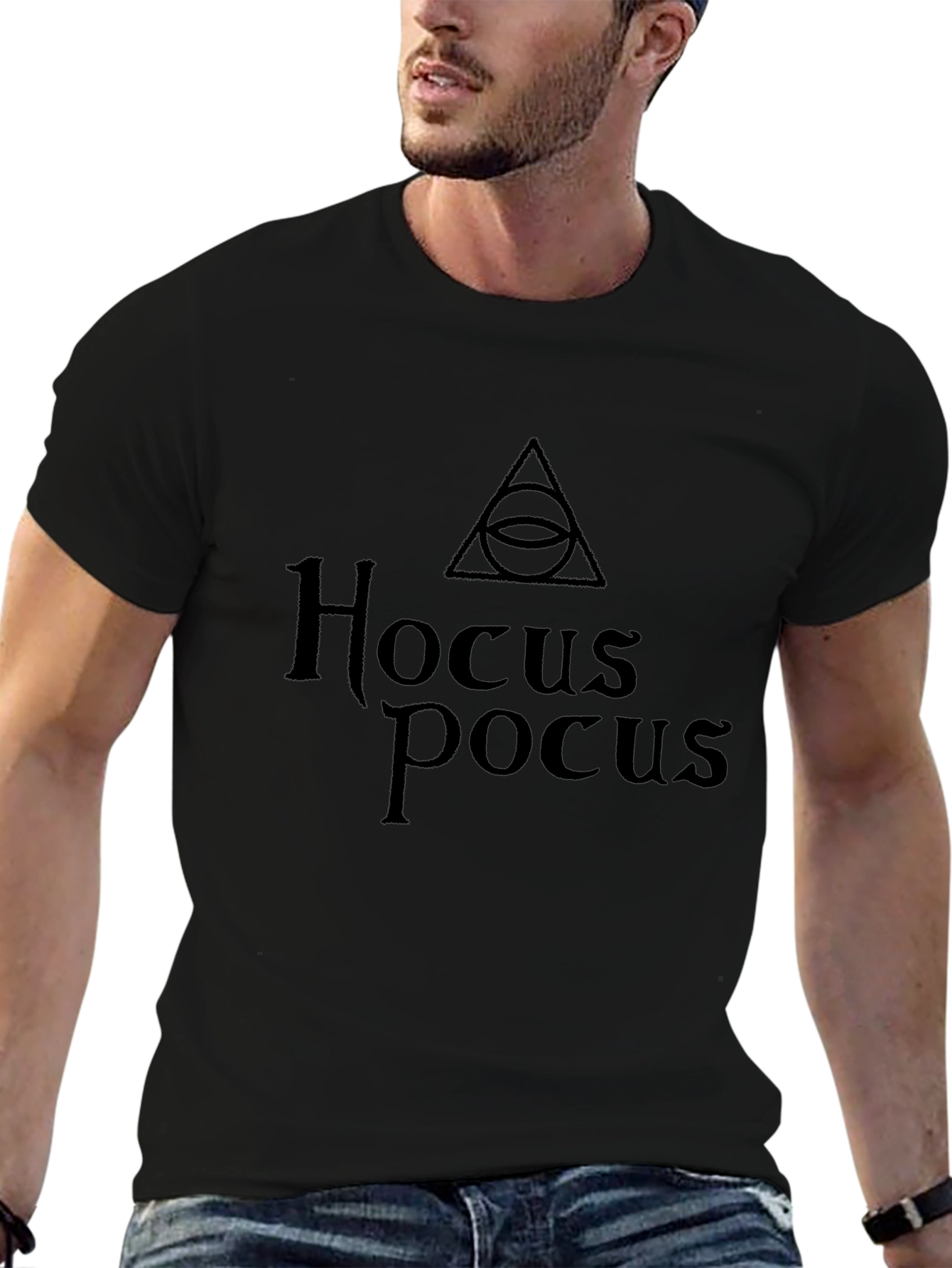 Hocus Pocus Graphic Tee - Witchcraft Symbol Shirt