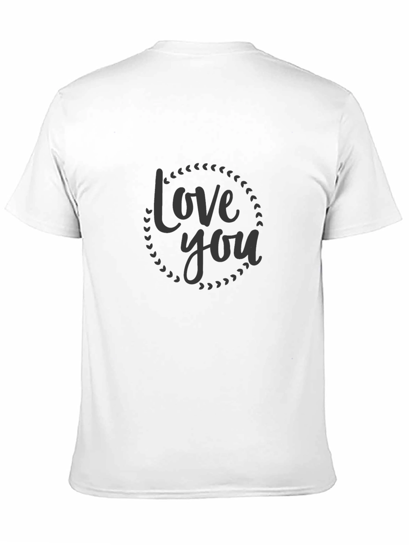 Love You Graphic T-Shirt - Black
