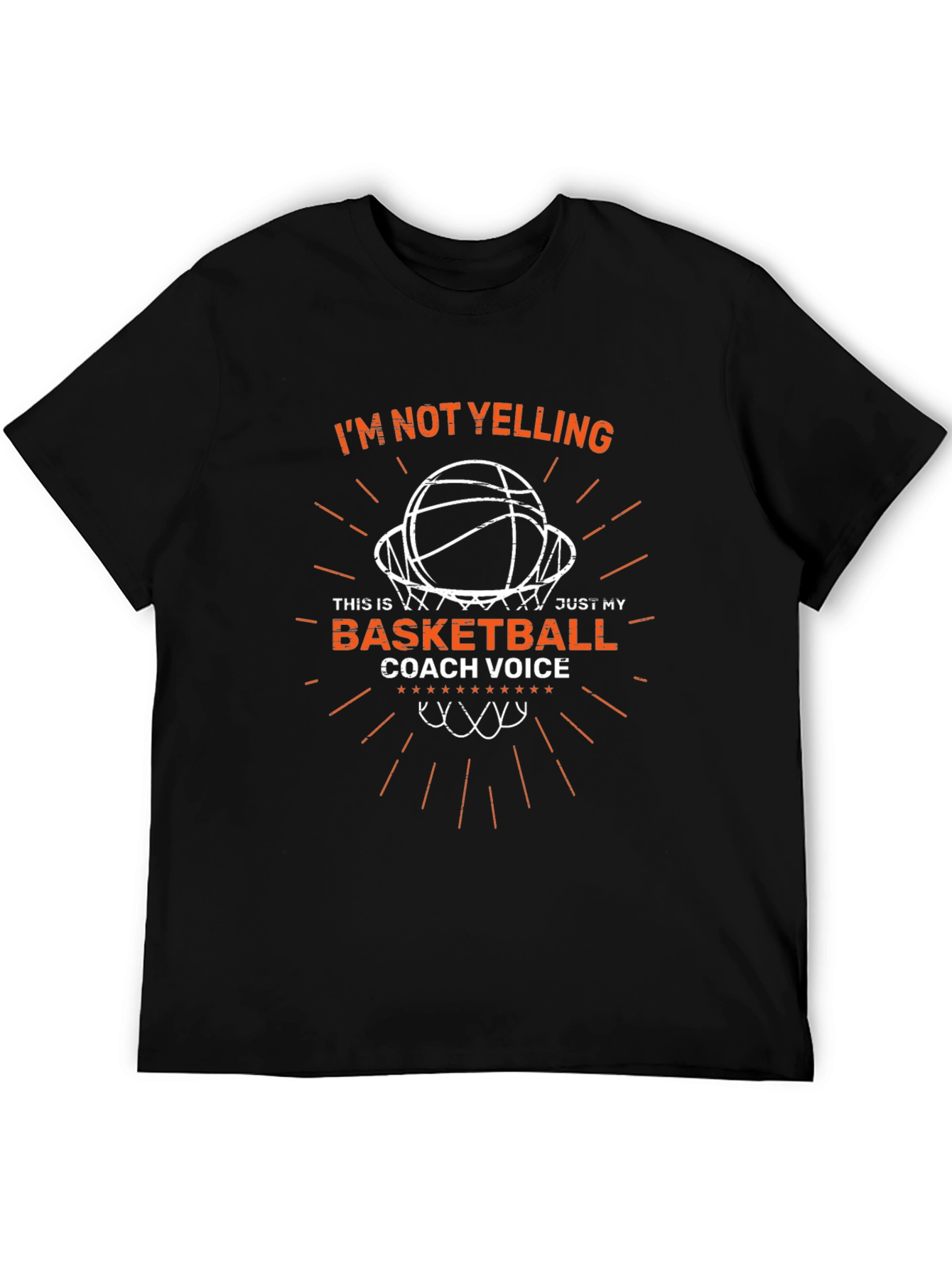 Basketball Coach Voice Graphic T-Shirt