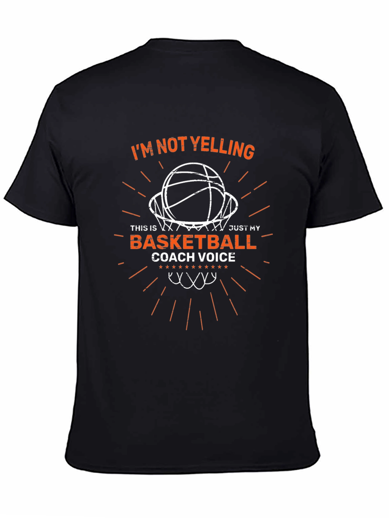 Basketball Coach Voice Graphic T-Shirt