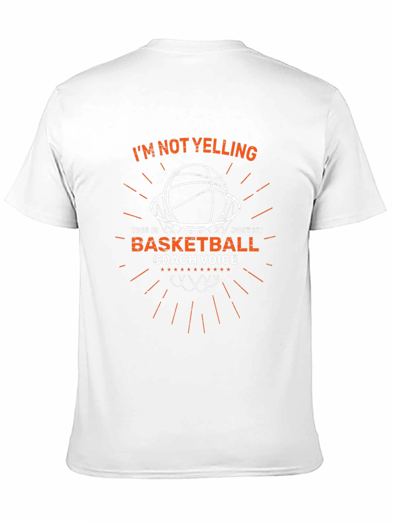 Basketball Coach Voice Graphic T-Shirt