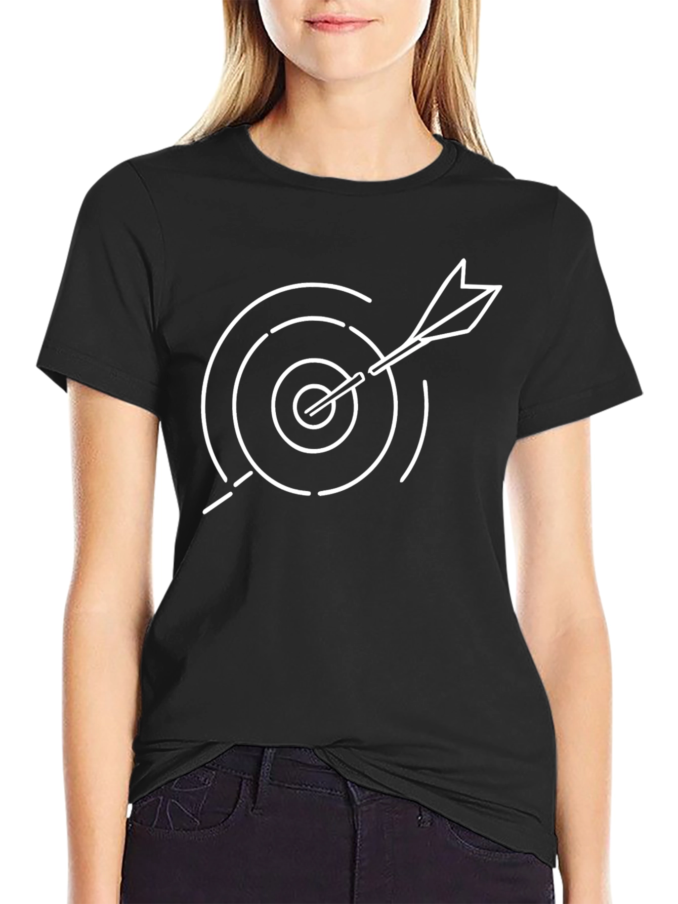 Target Practice T-Shirt - Arrow Hit Bullseye