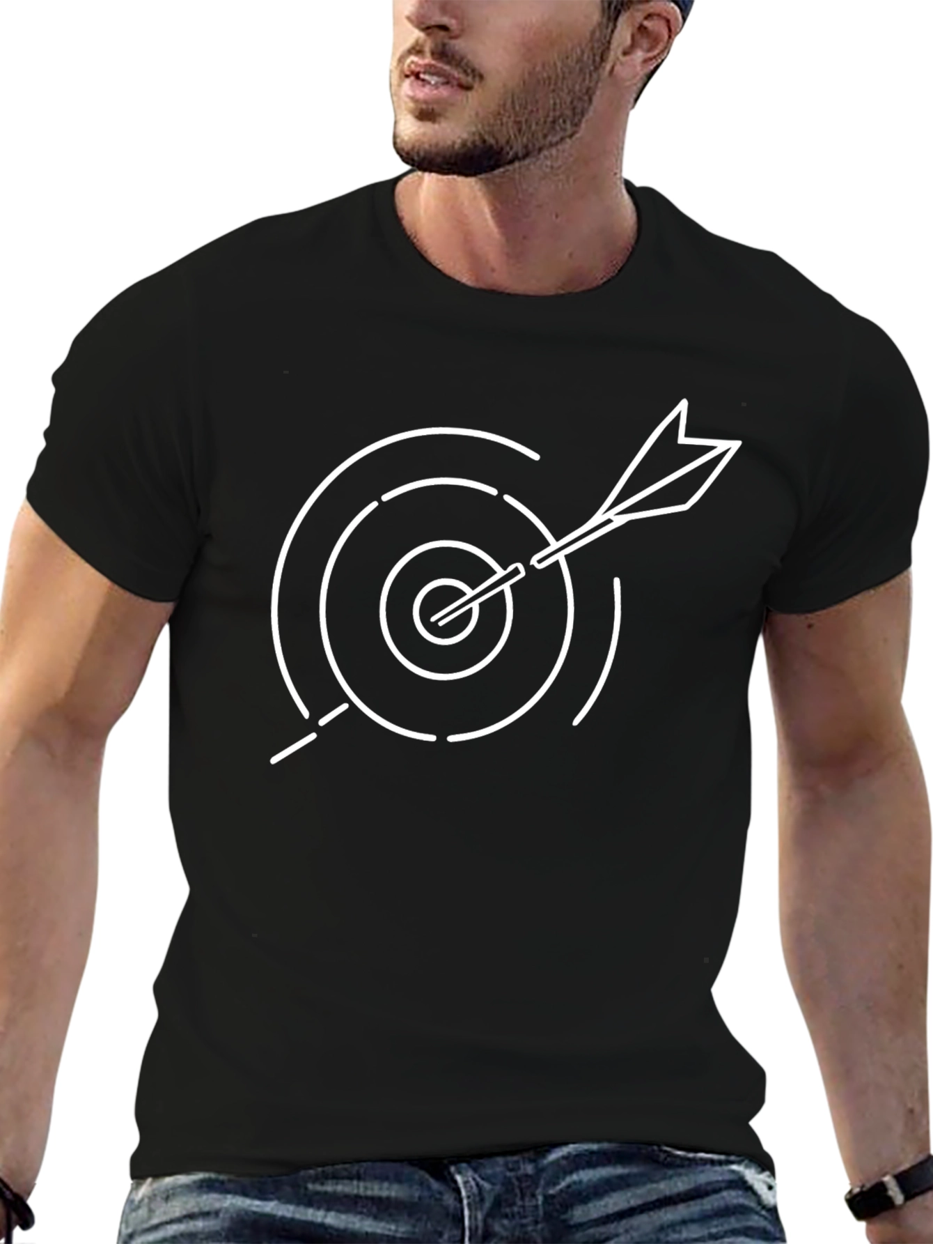 Target Practice T-Shirt - Arrow Hit Bullseye