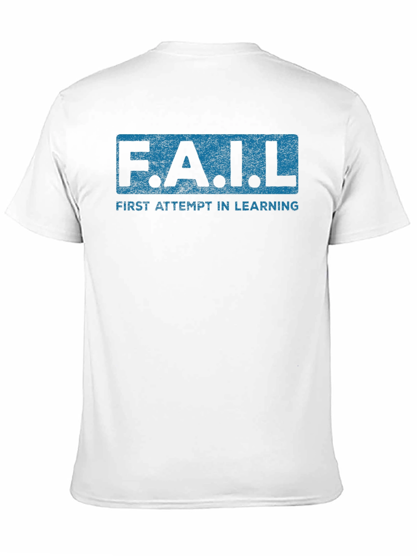 F.A.I.L. First Attempt In Learning Black Graphic T-Shirt