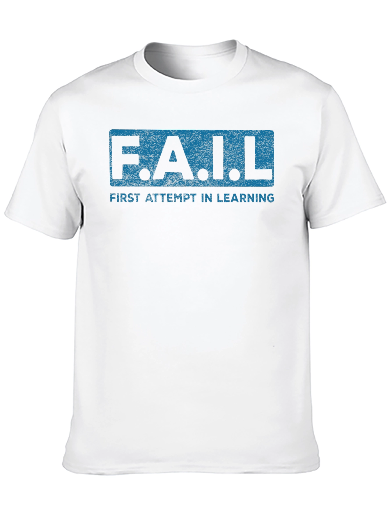 F.A.I.L. First Attempt In Learning Black Graphic T-Shirt