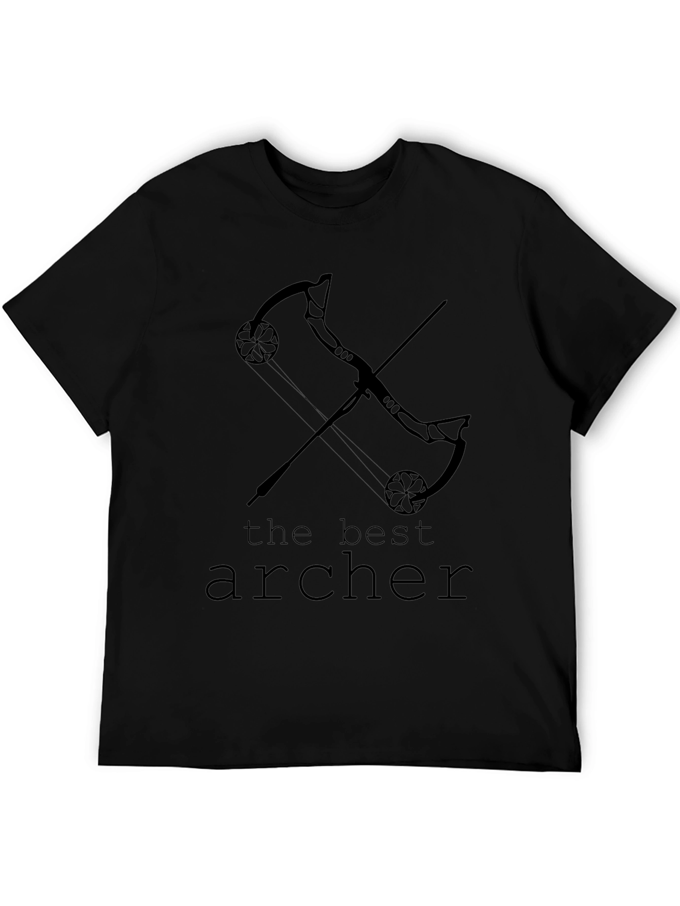 The Best Archer T-Shirt - Black Mens Graphic Tee