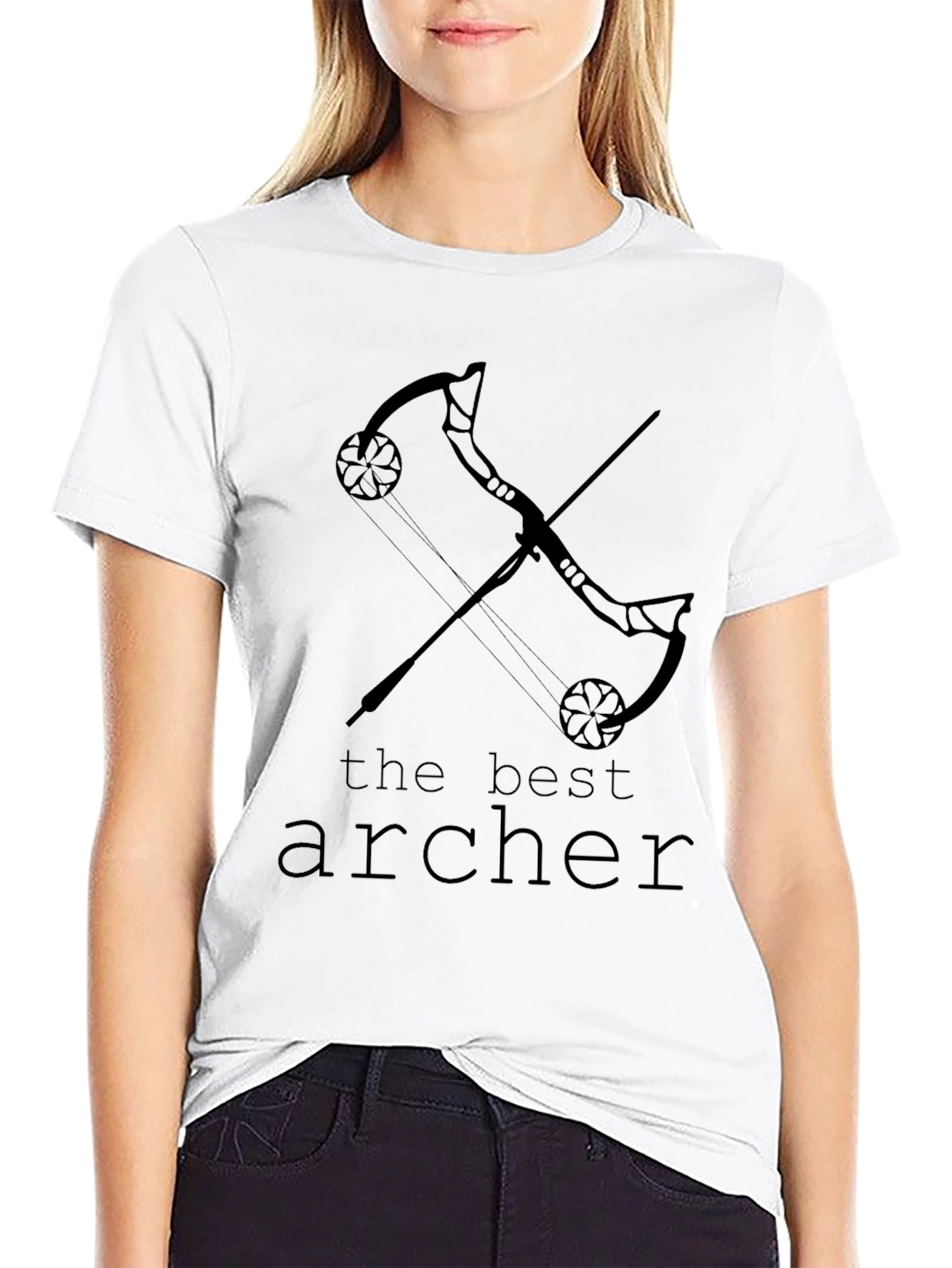 The Best Archer T-Shirt - Black Mens Graphic Tee