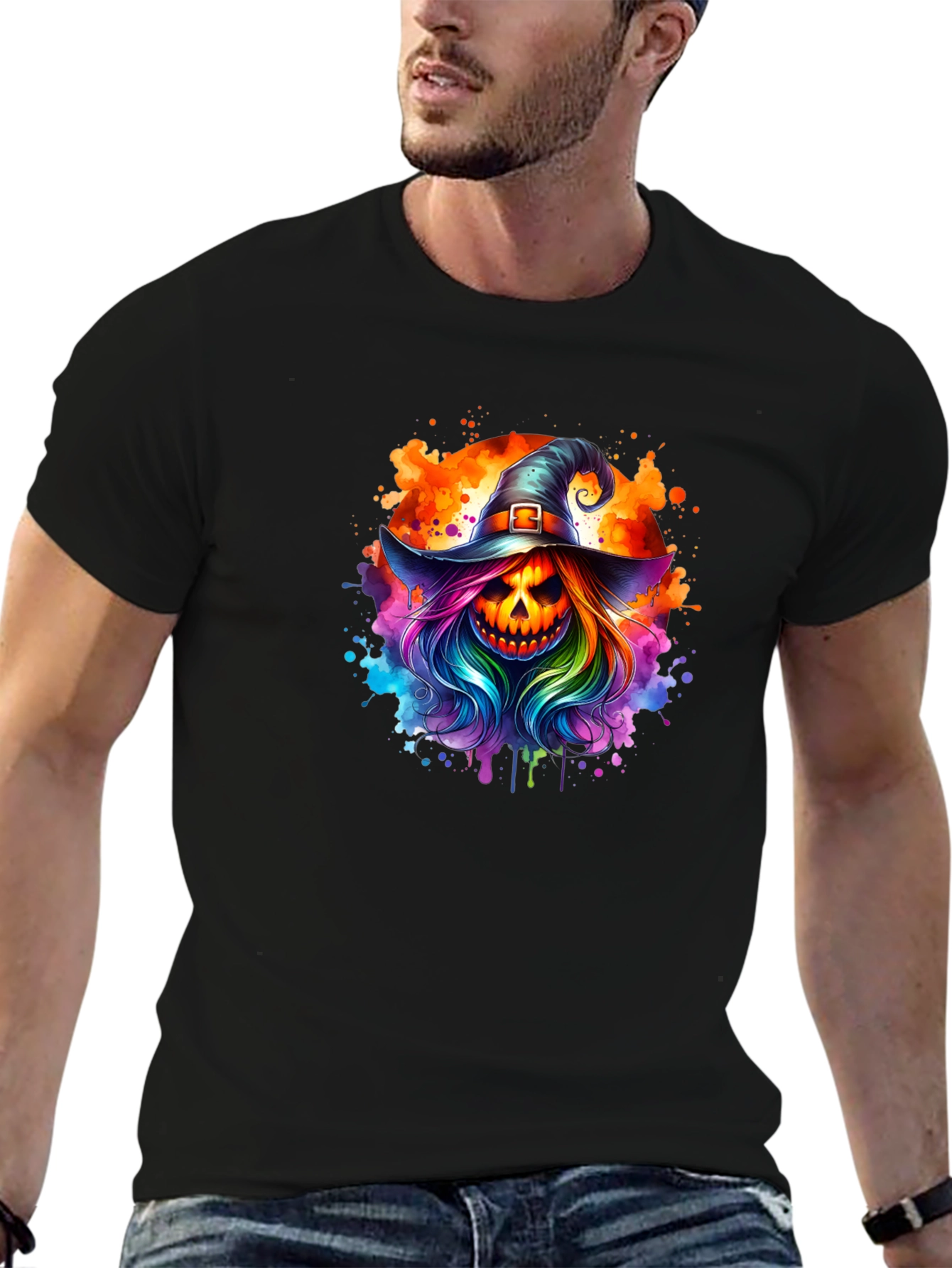 Halloween Witch Pumpkin T-Shirt