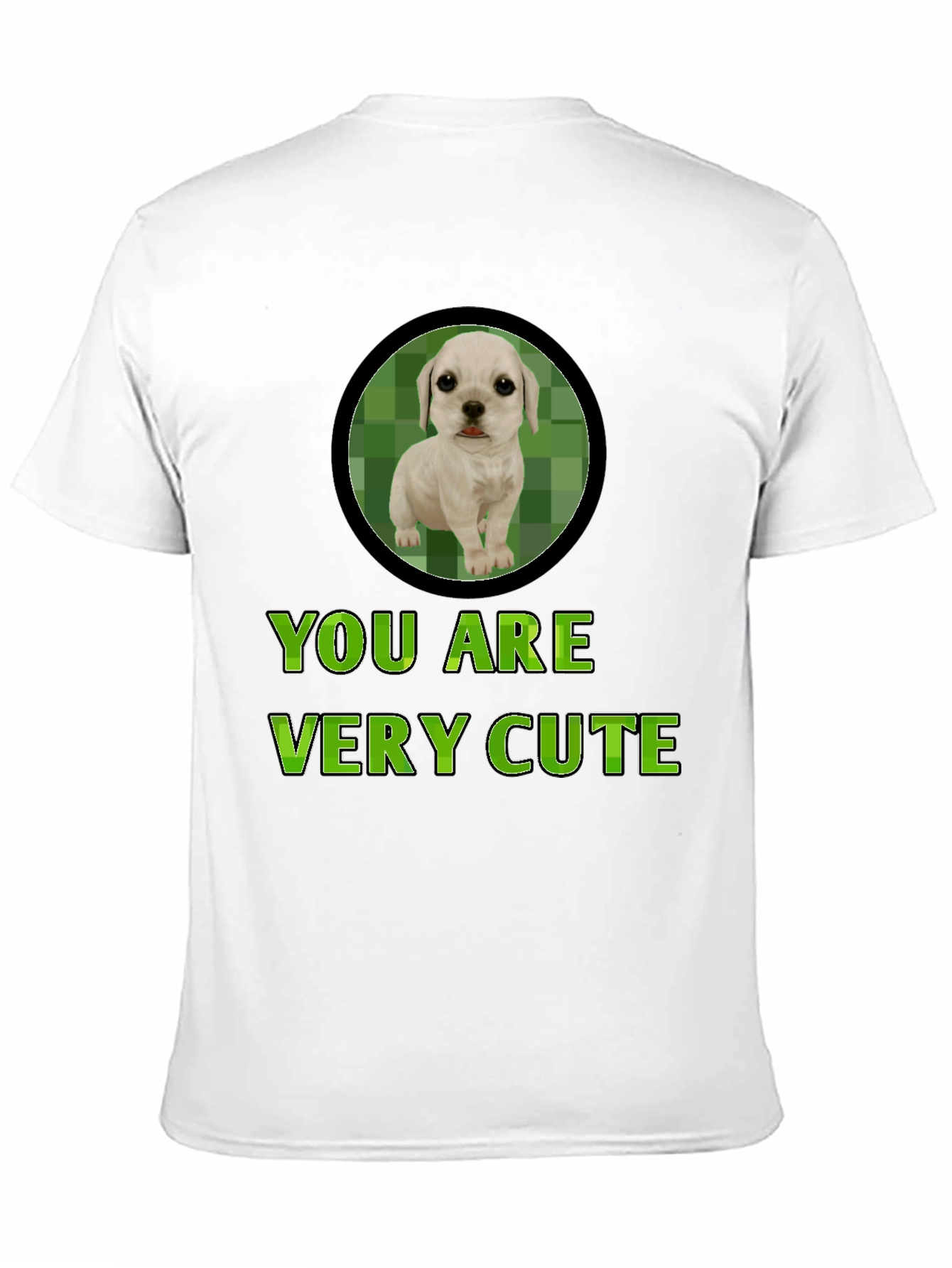 Cute Puppy Graphic Tee - You Are Very Cute