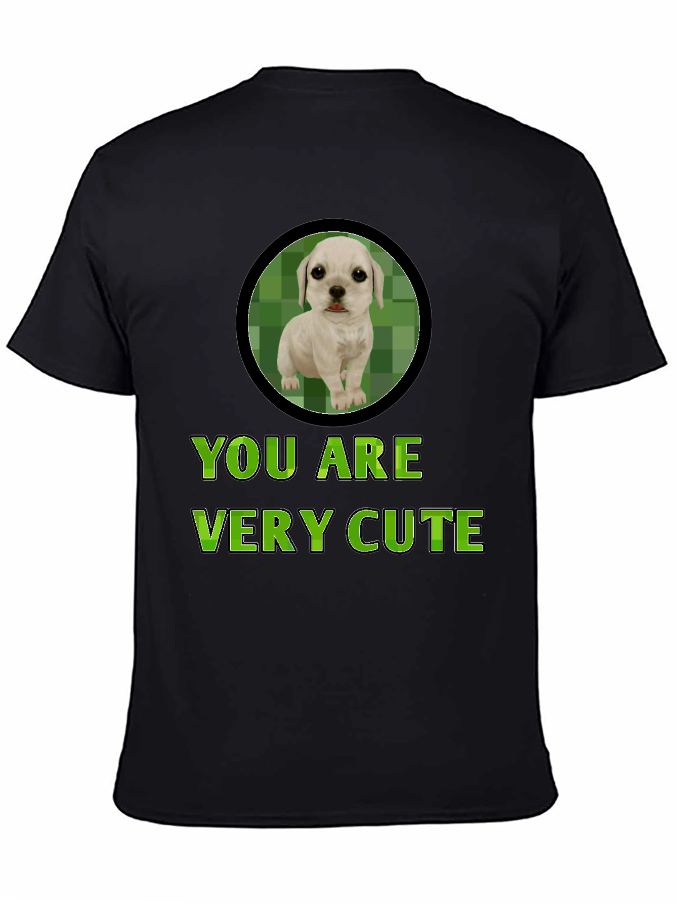 Cute Puppy Graphic Tee - You Are Very Cute
