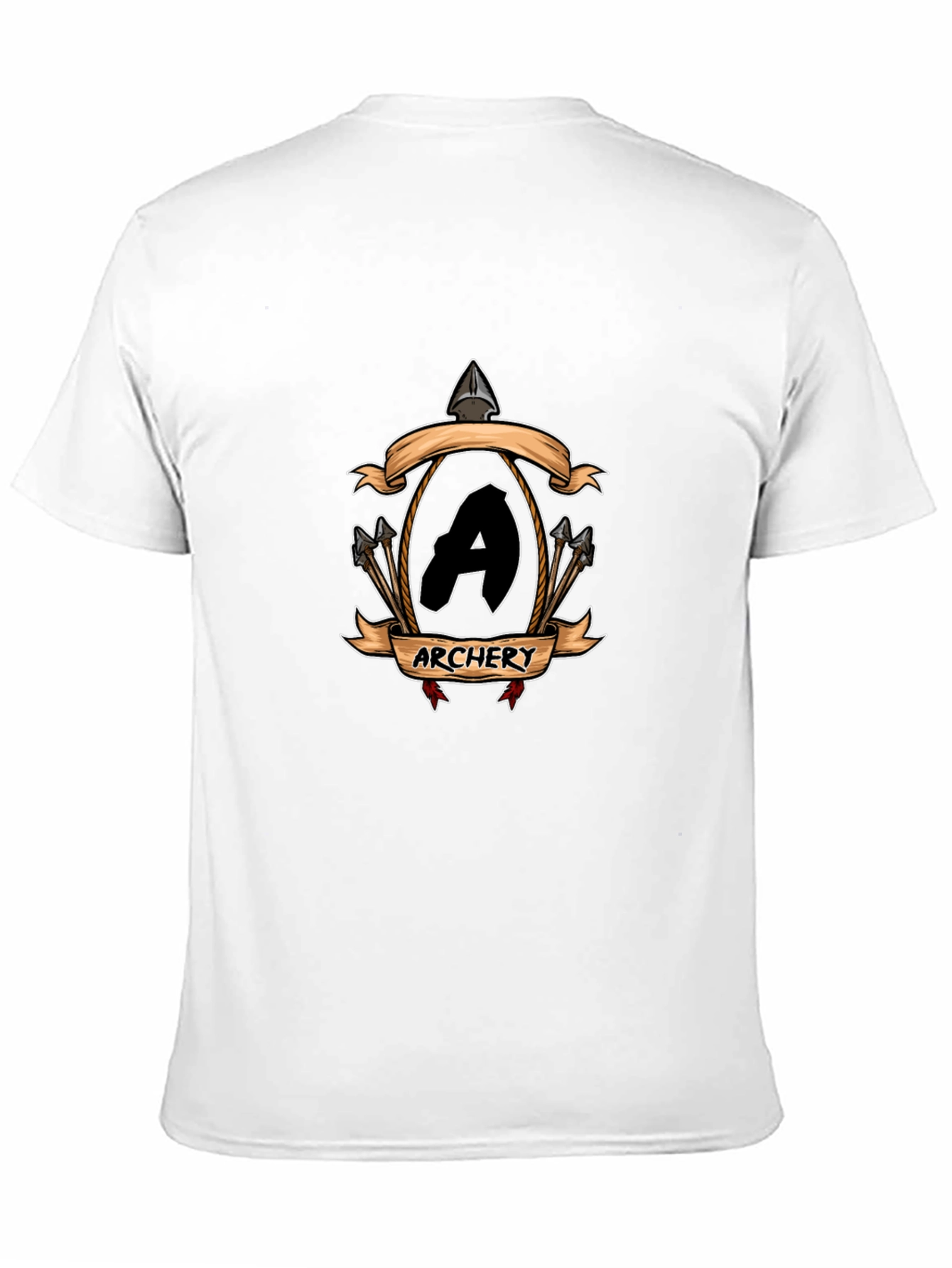 Archery A T-Shirt - Arrow & Bow Design