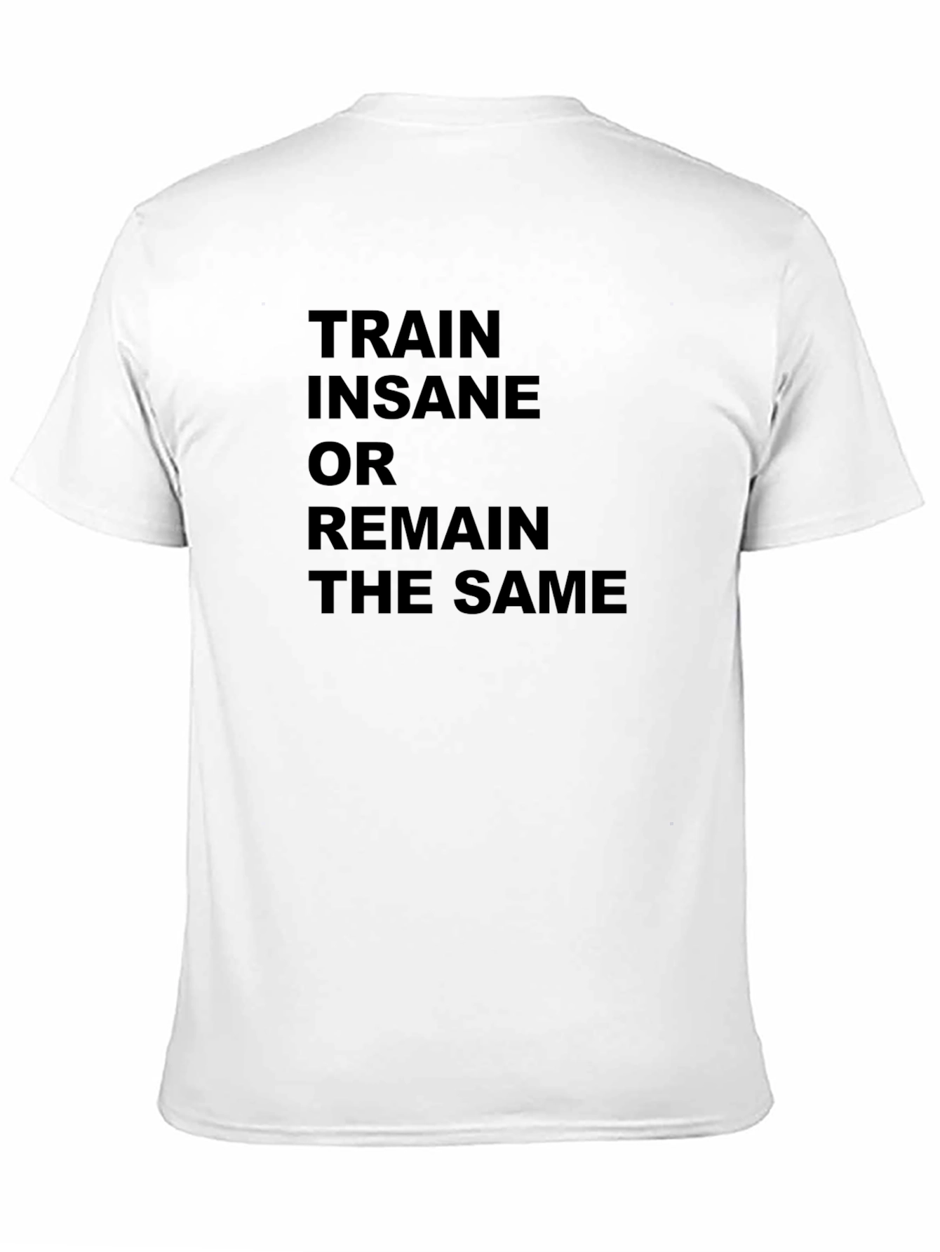Train Insane Motivational Graphic T-Shirt