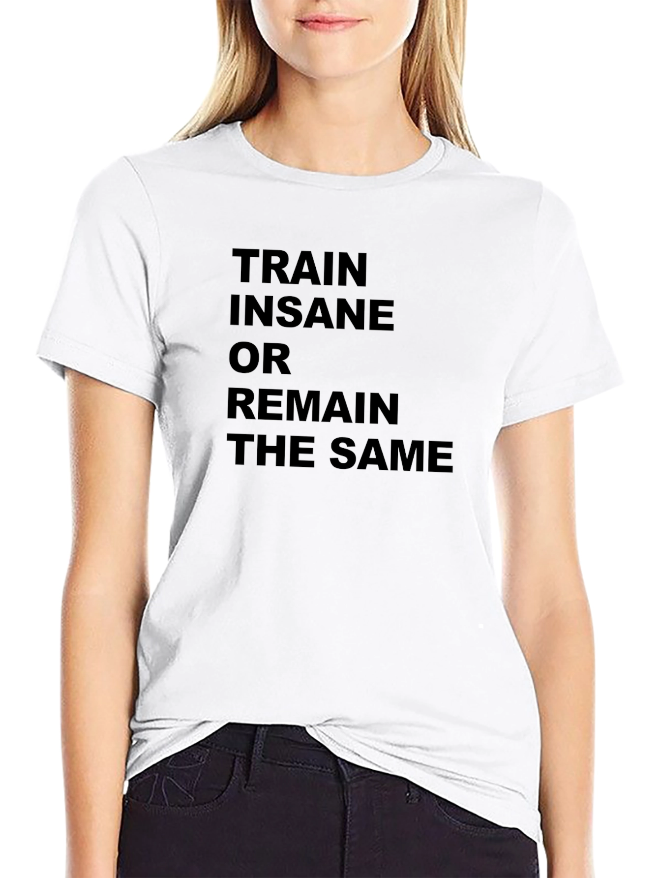 Train Insane Motivational Graphic T-Shirt