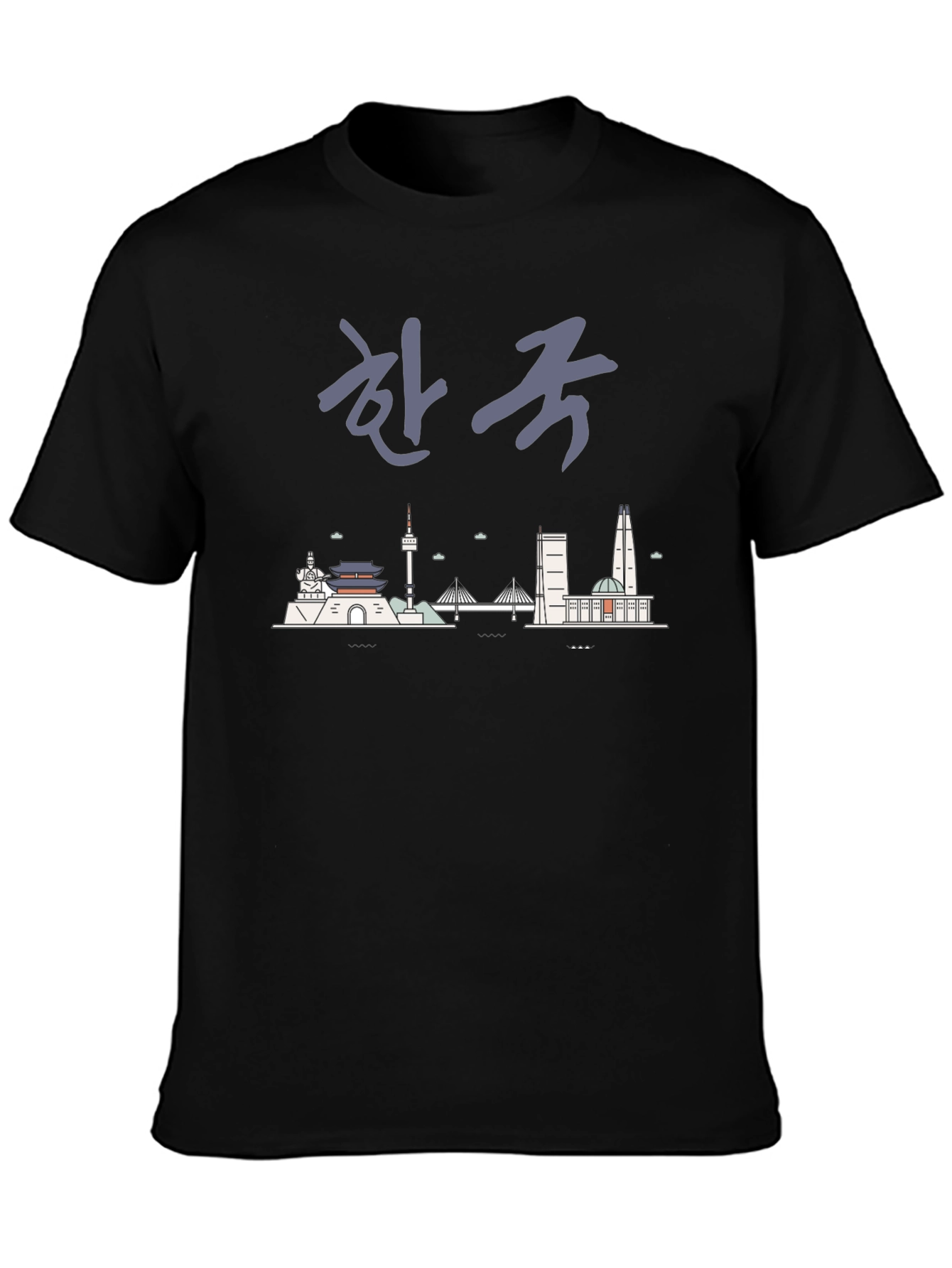 Seoul Skyline Graphic Tee