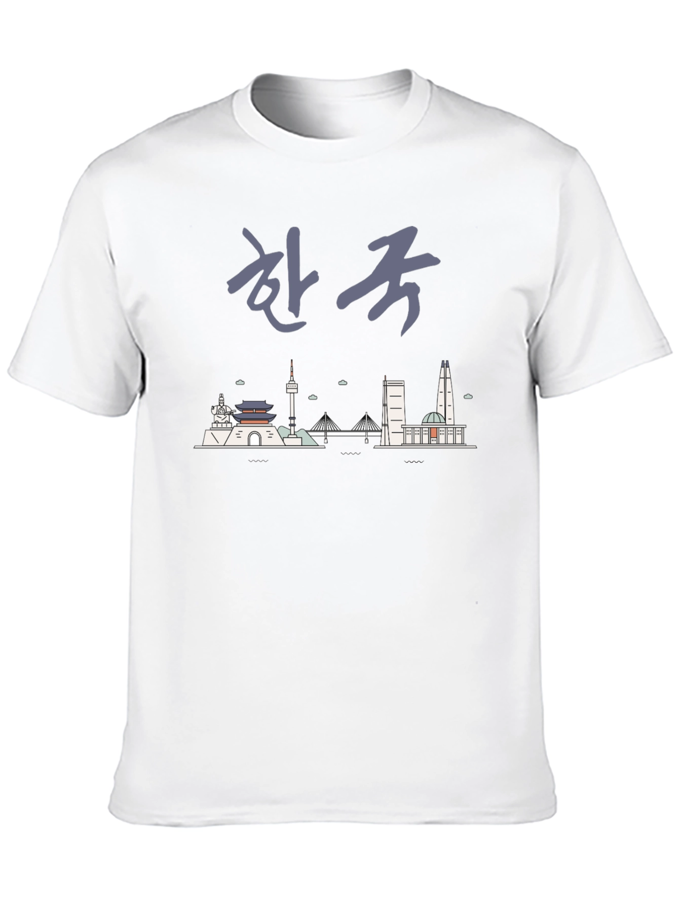 Seoul Skyline Graphic Tee