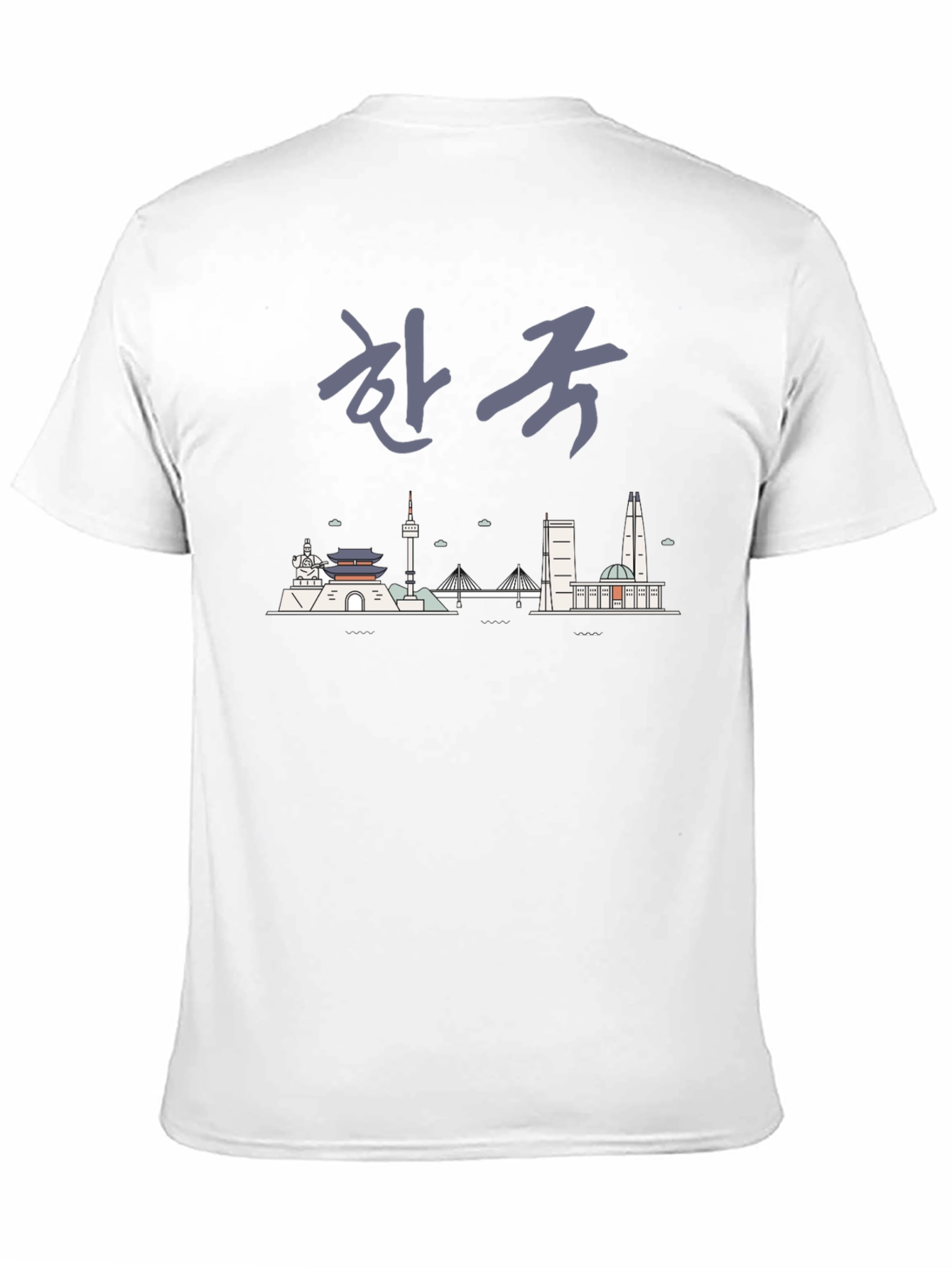Seoul Skyline Graphic Tee