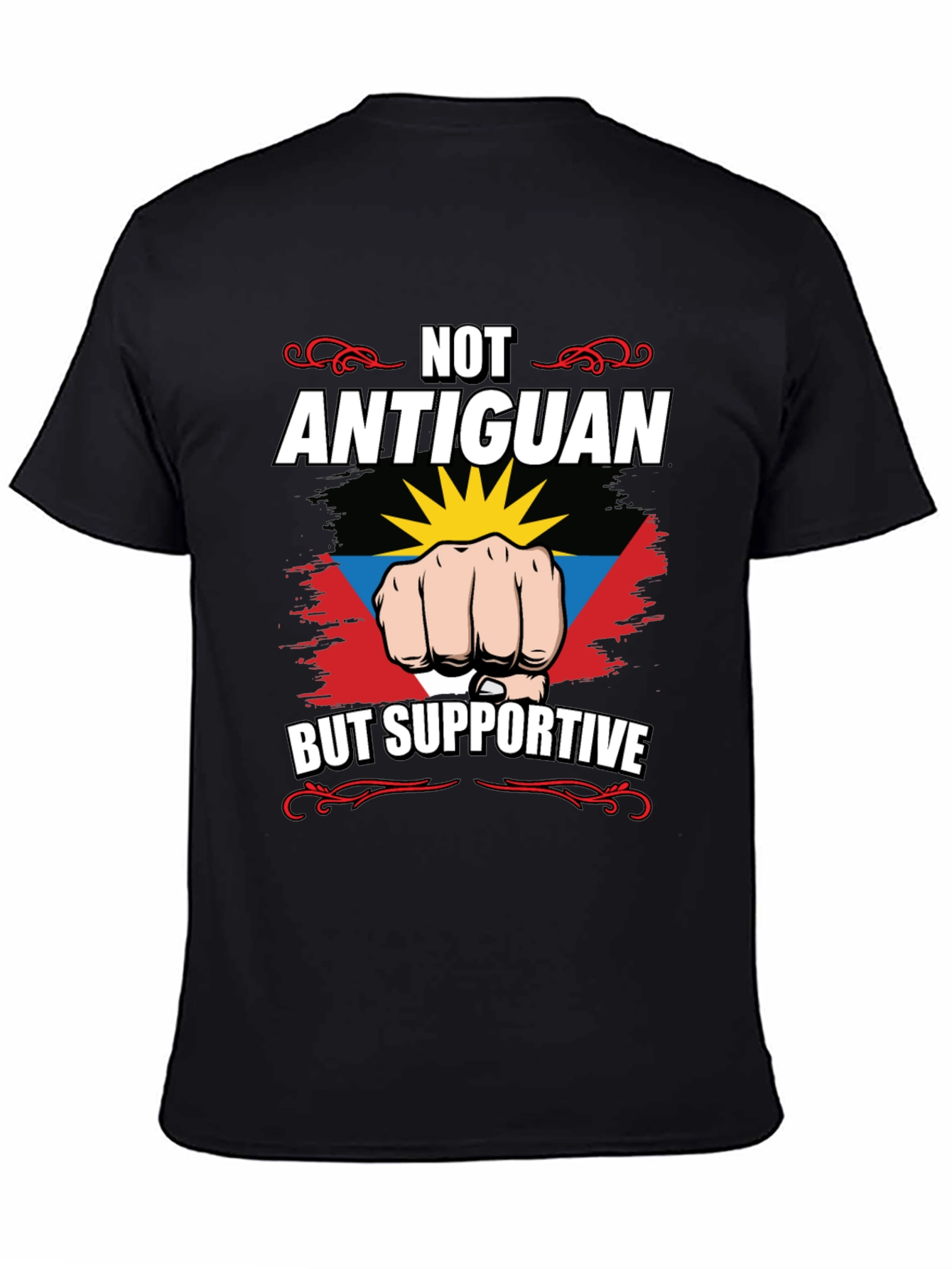 Antiguan Supportive Graphic T-Shirt