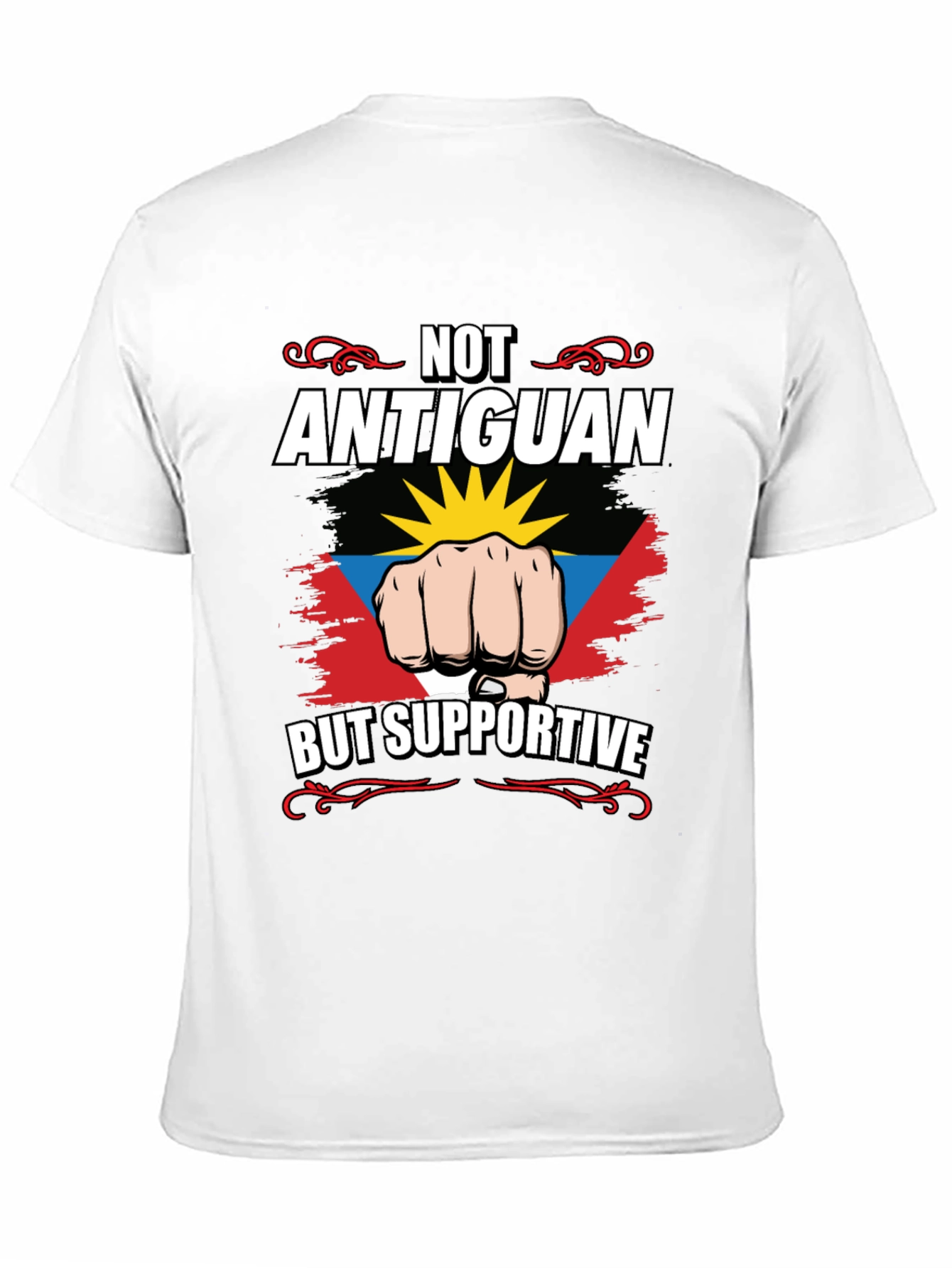 Antiguan Supportive Graphic T-Shirt