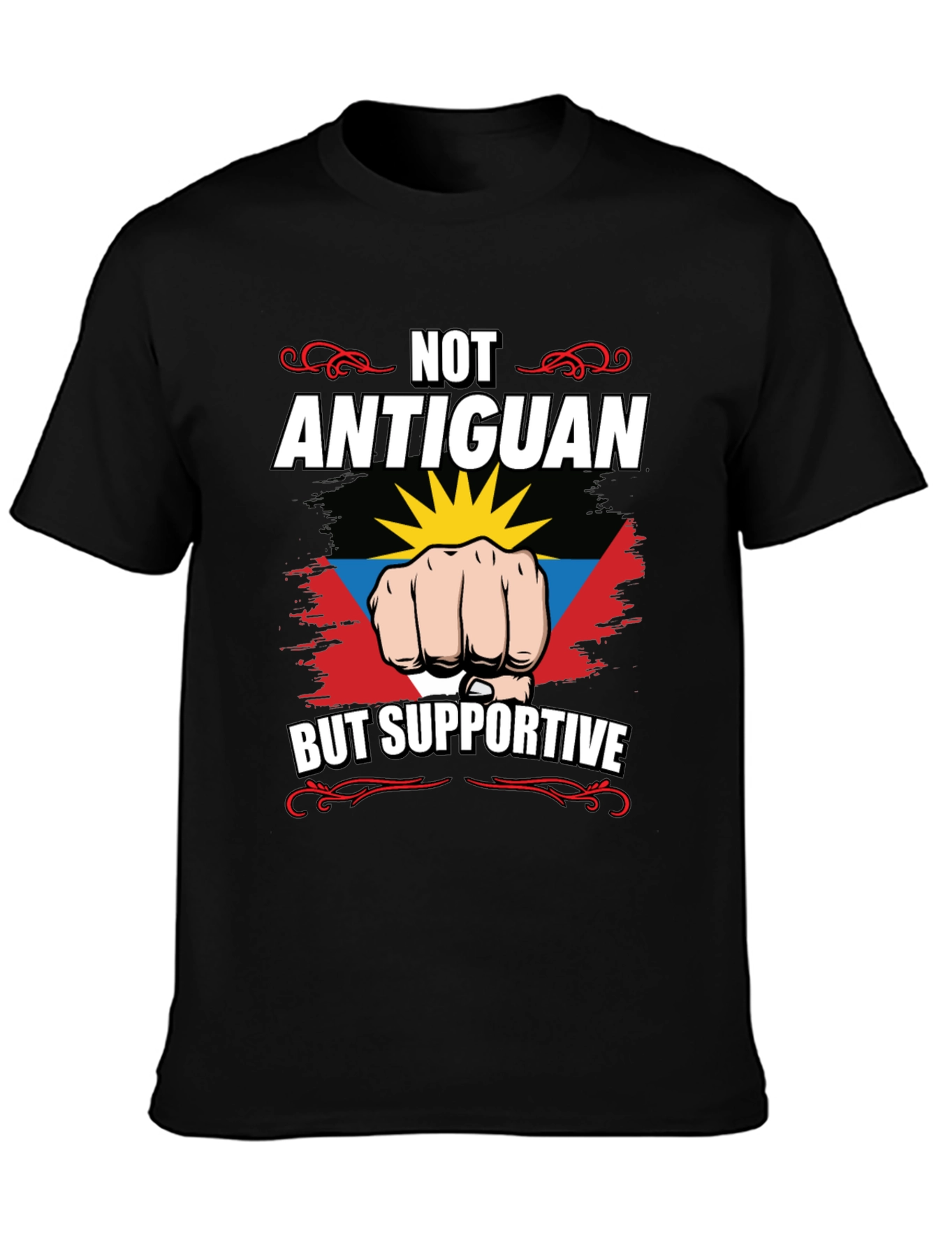 Antiguan Supportive Graphic T-Shirt