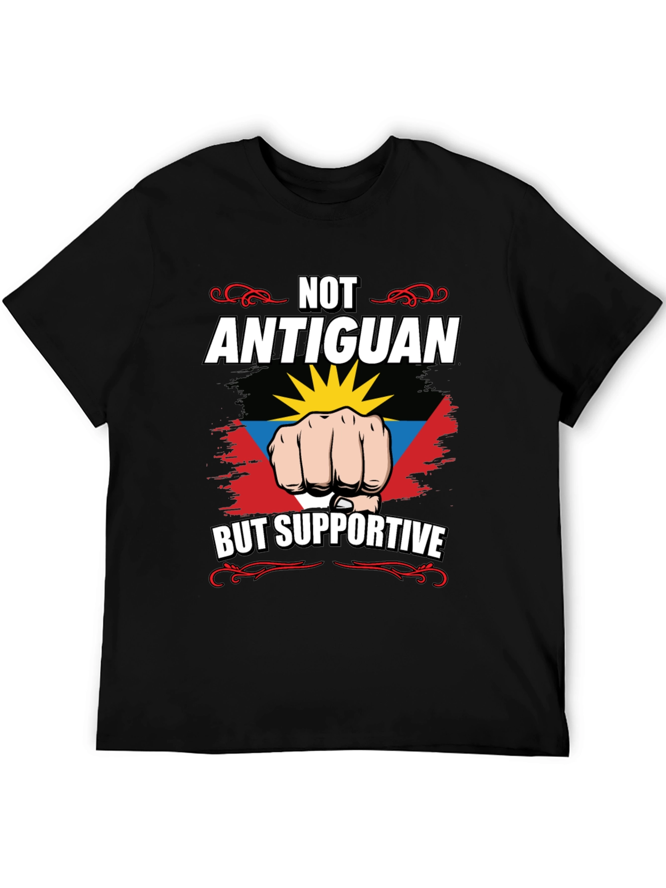 Antiguan Supportive Graphic T-Shirt