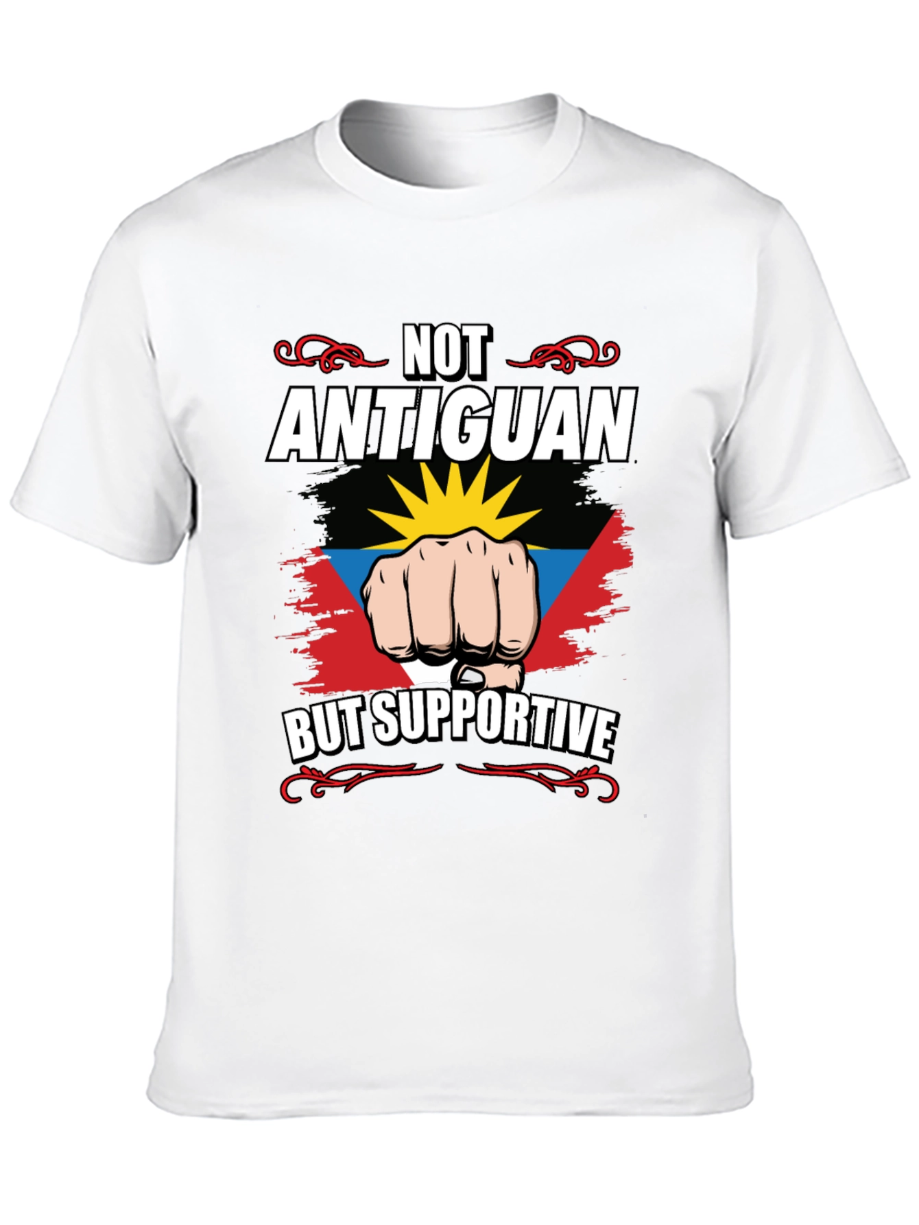 Antiguan Supportive Graphic T-Shirt