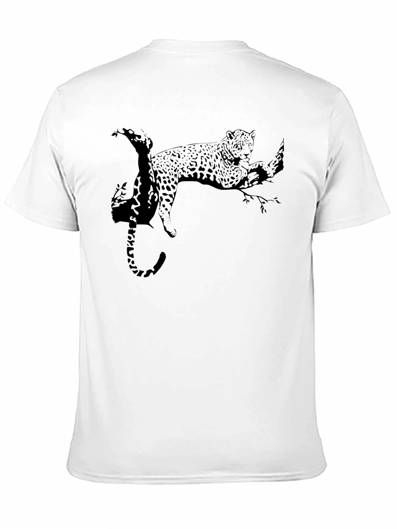Black Leopard Graphic T-Shirt