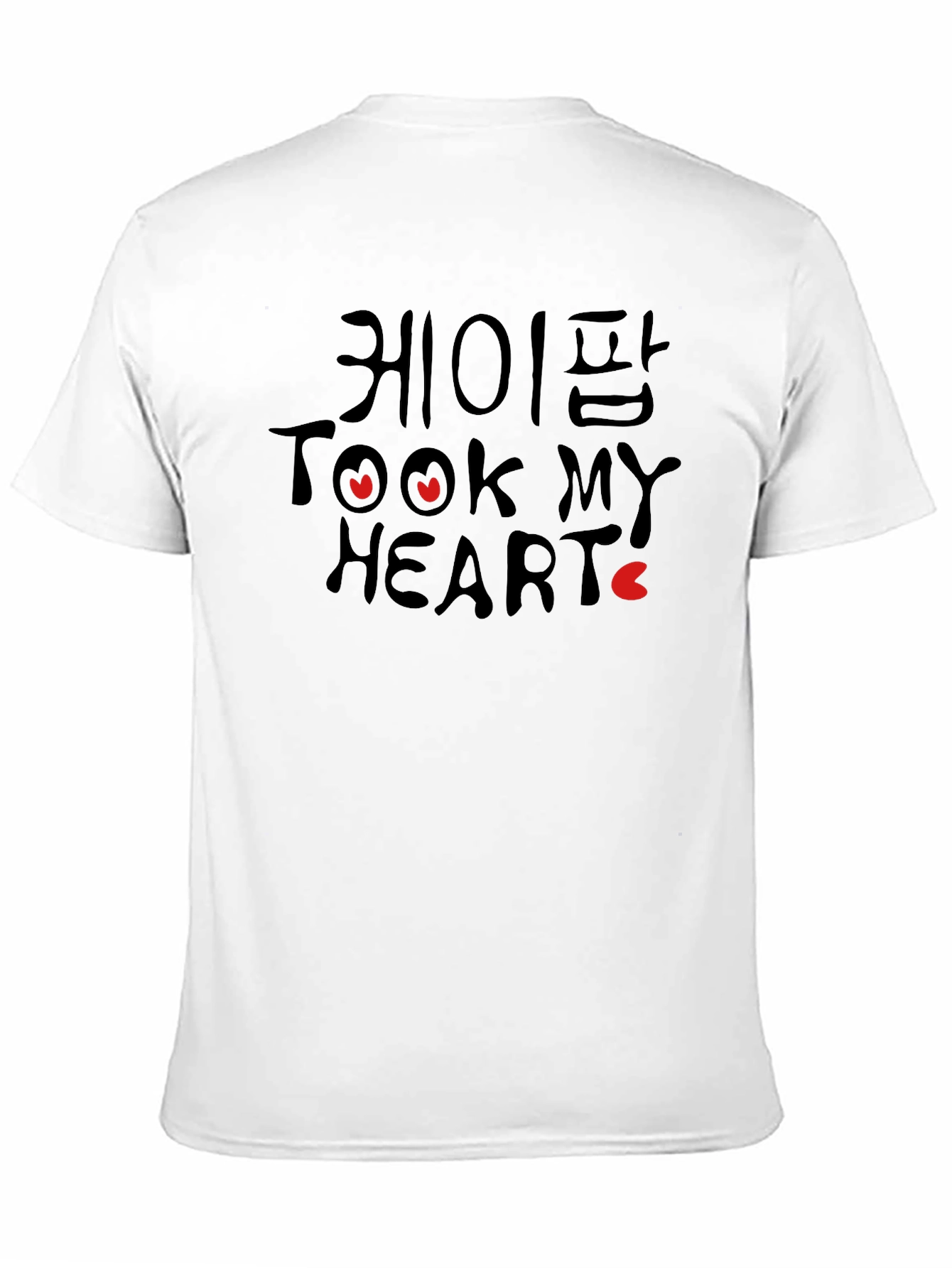 K-Pop Took My Heart Black Graphic Tee