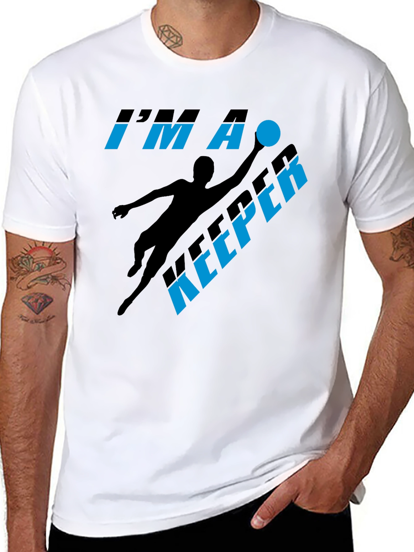 Im A Keeper Graphic T-Shirt - Soccer Goalie Tee