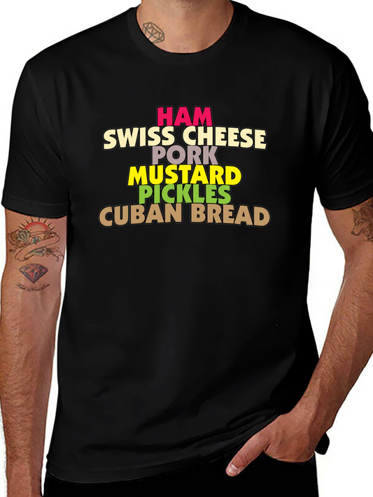 Cuban Sandwich Ingredients T-Shirt