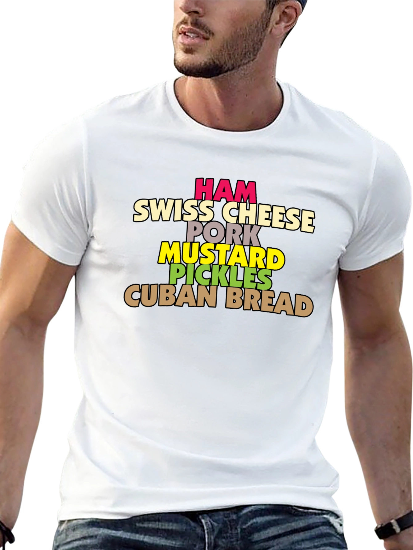 Cuban Sandwich Ingredients T-Shirt