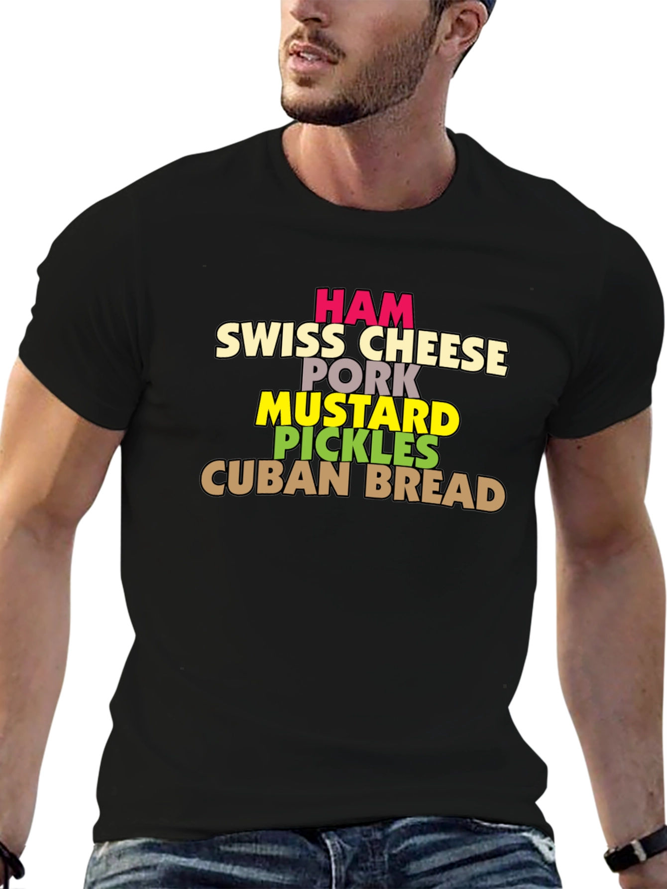 Cuban Sandwich Ingredients T-Shirt