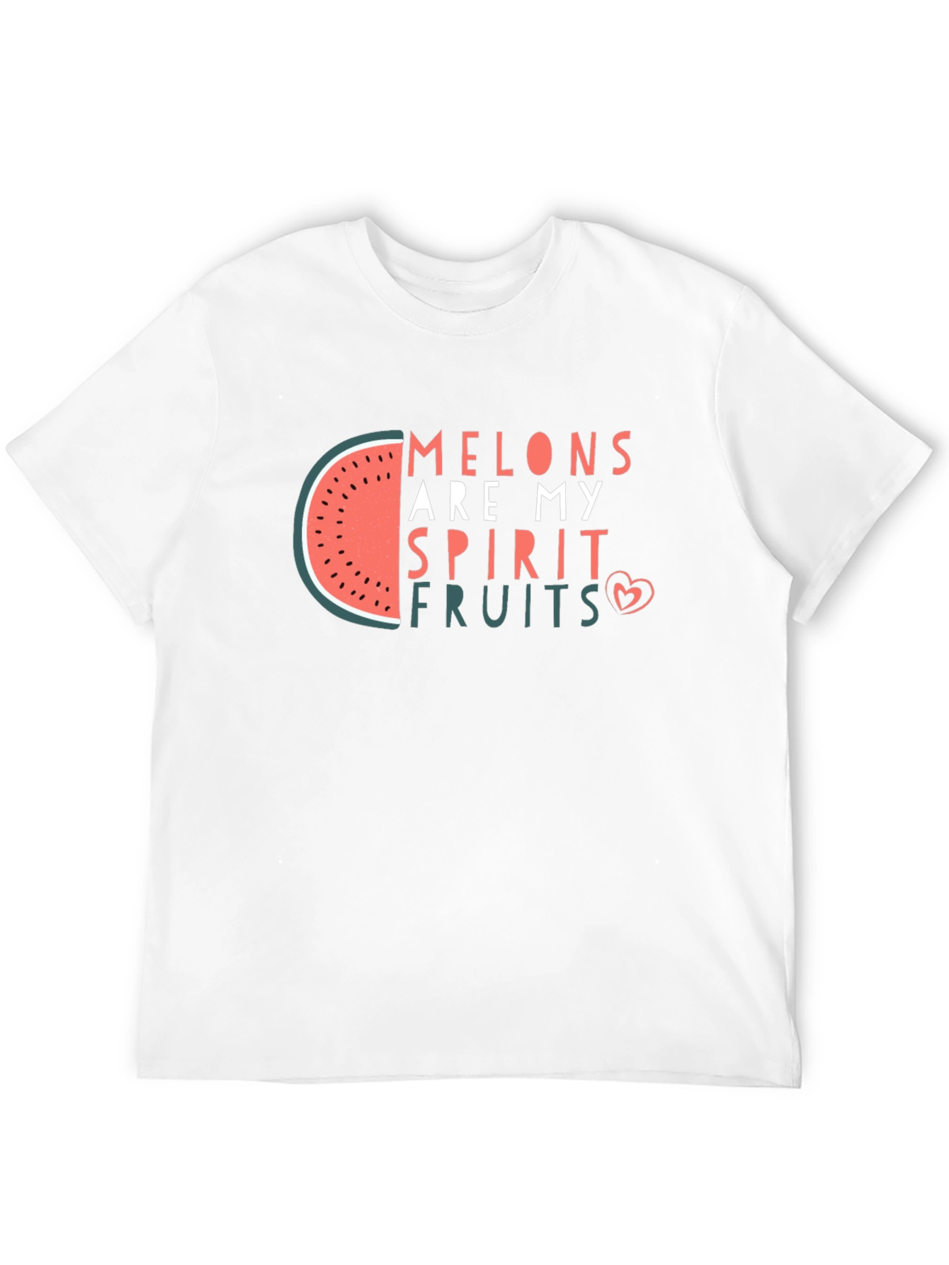 Melons Are My Spirit Fruit Black T-Shirt