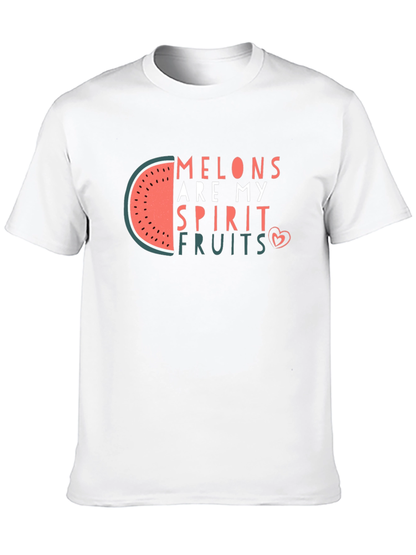 Melons Are My Spirit Fruit Black T-Shirt
