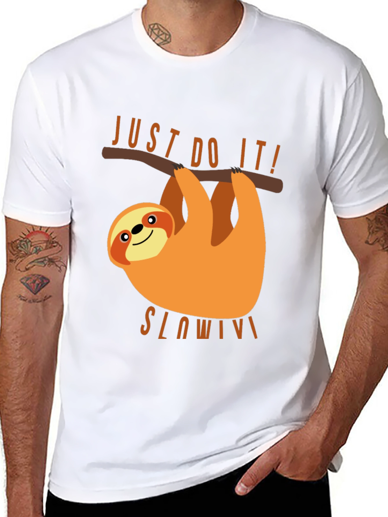 Just Do It Slowly Sloth T-Shirt