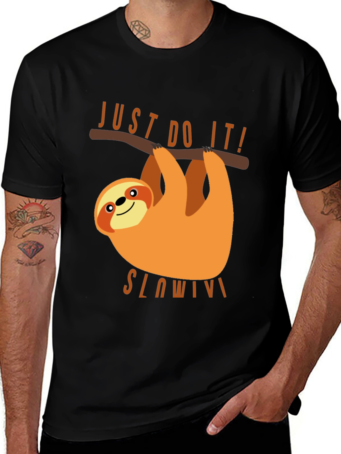 Just Do It Slowly Sloth T-Shirt
